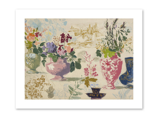 A Theory of Teacups -- Paper Print 12x9