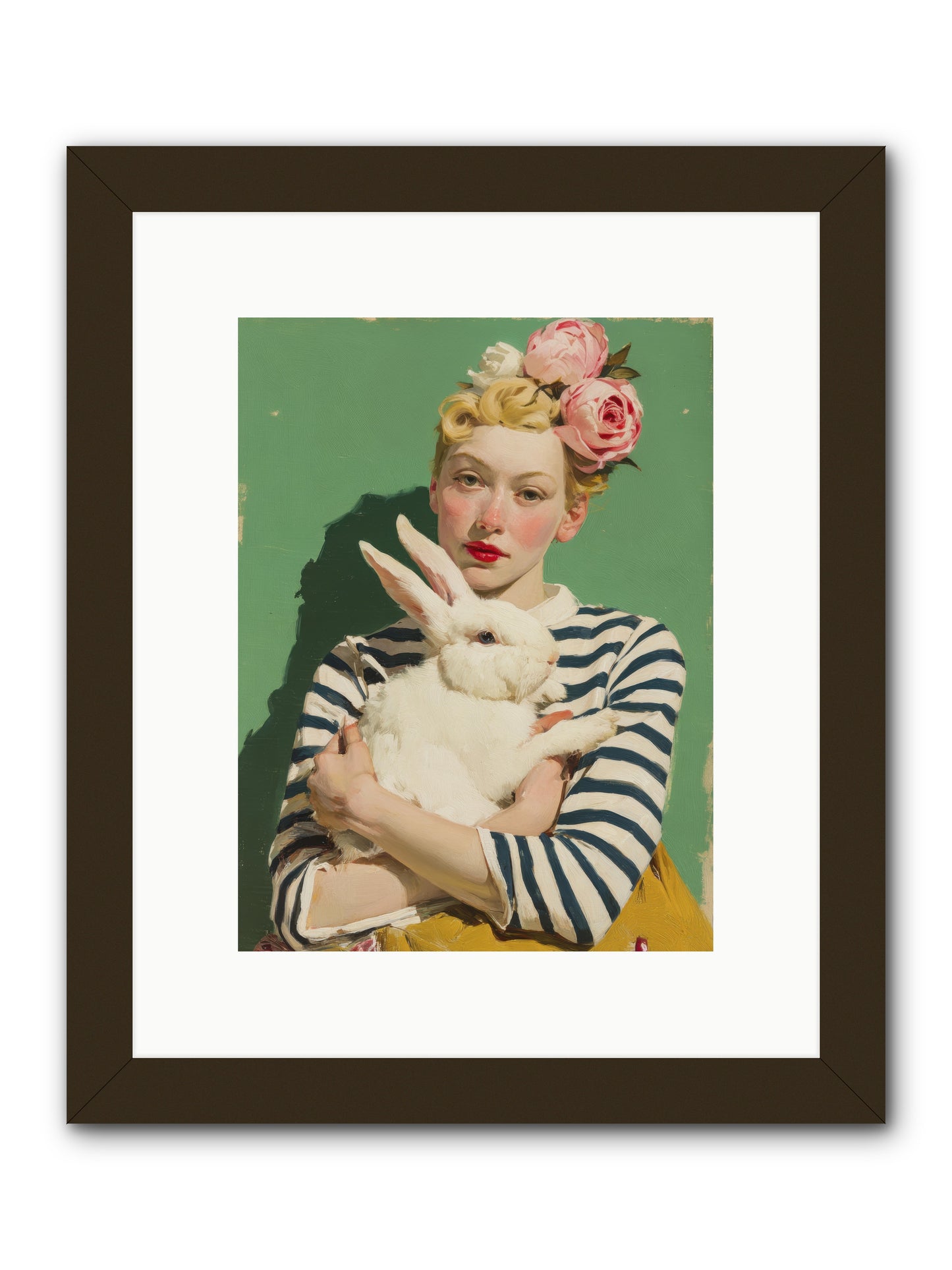 A Window Facing South -- Framed Print - Black 9x12