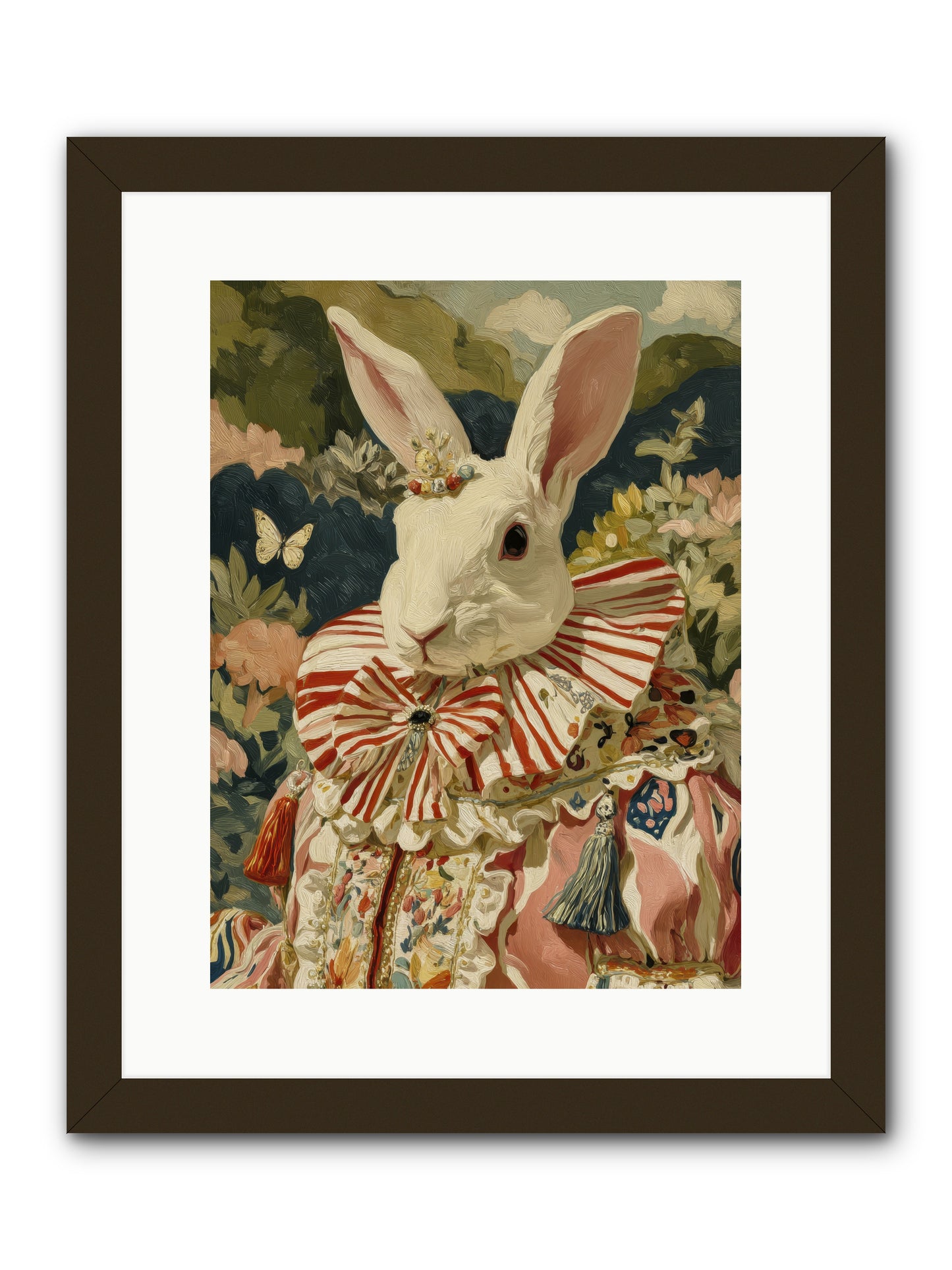 A shimmer over wild thyme -- Framed Print - Black 12x16