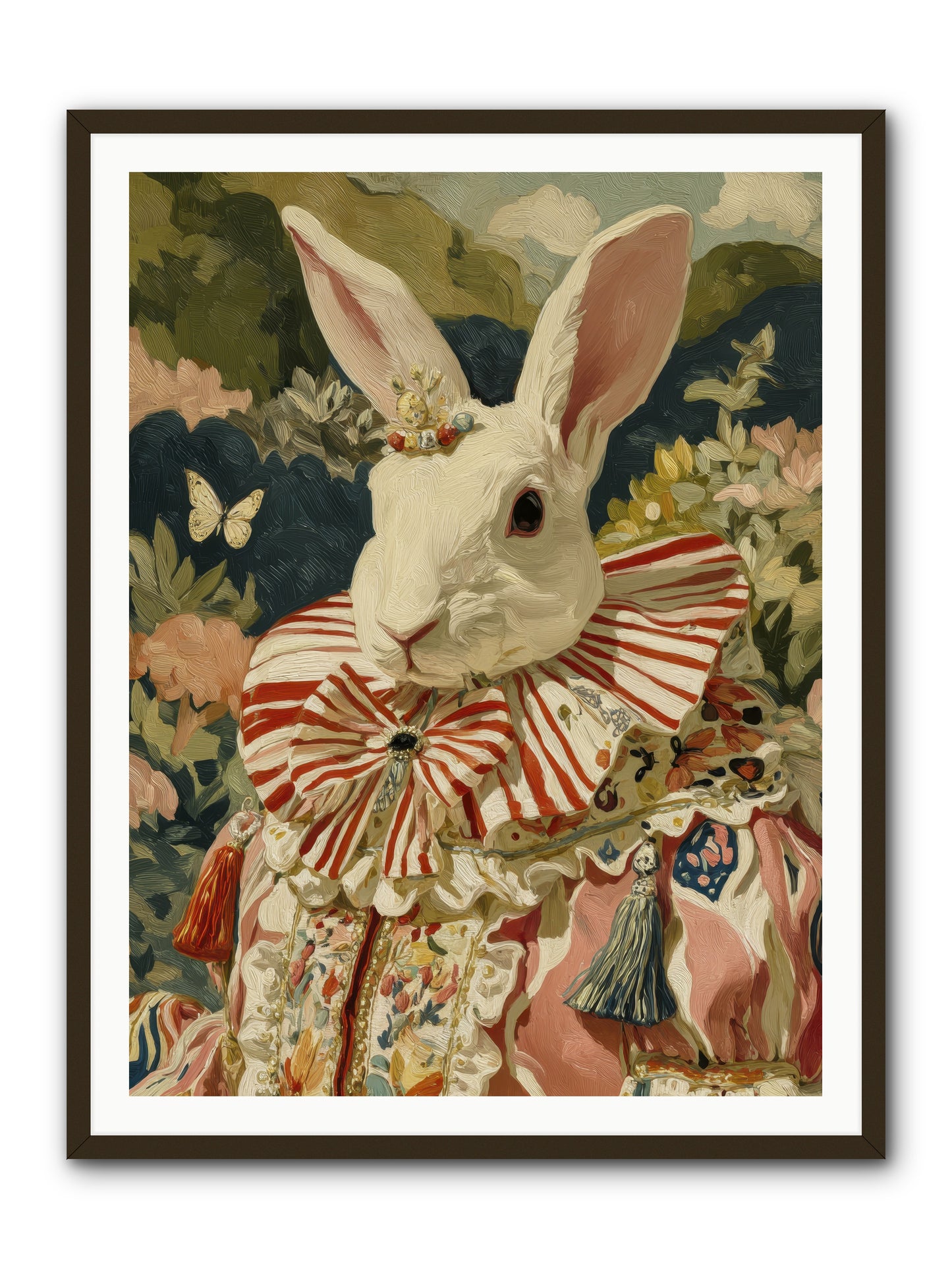 A shimmer over wild thyme -- Framed Print - Black 36x48