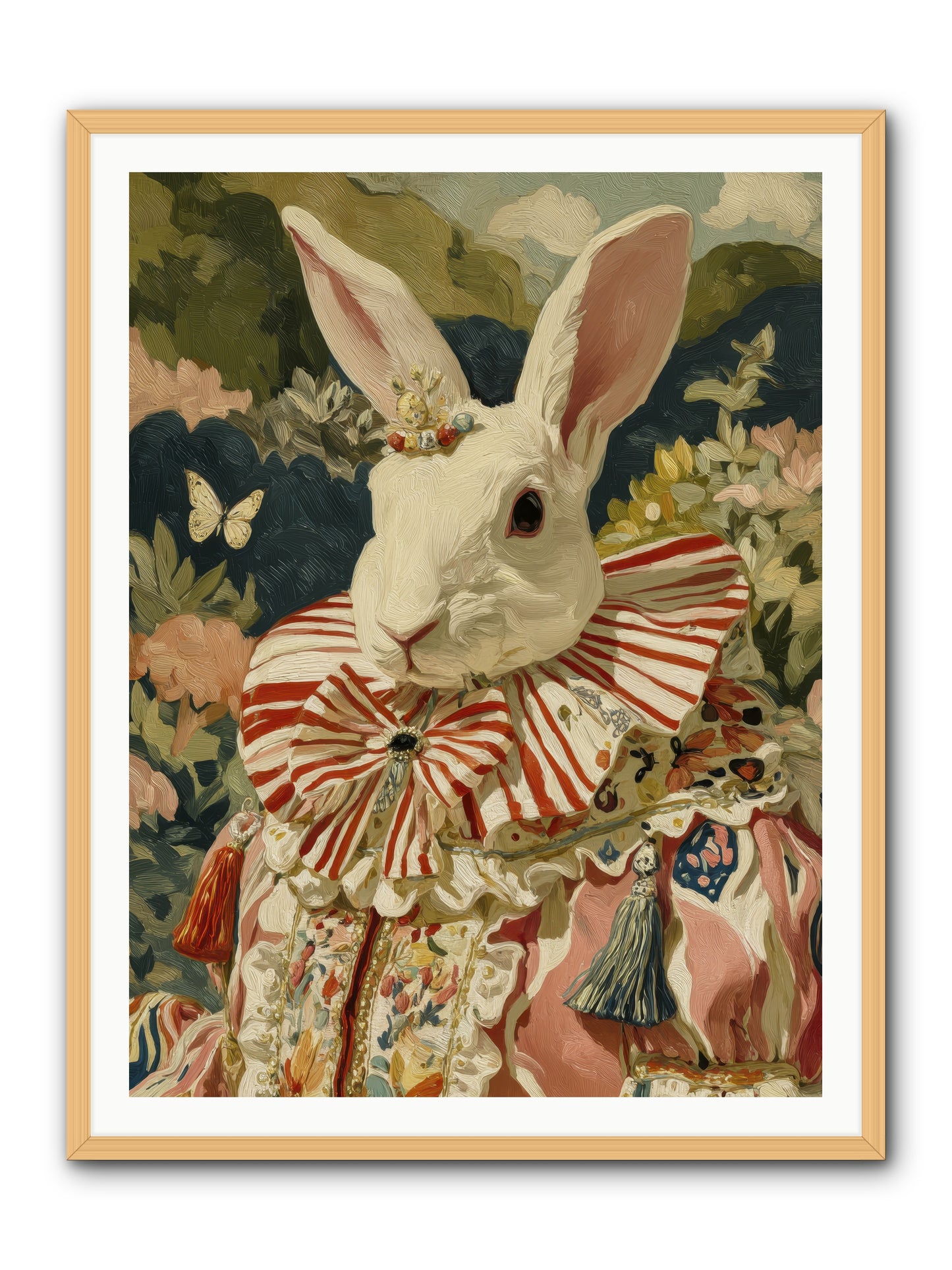 A shimmer over wild thyme -- Framed Print - Natural 36x48
