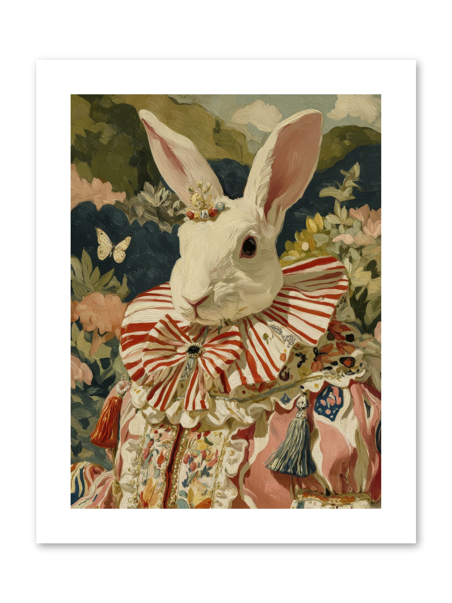 A shimmer over wild thyme -- Loose Canvas Print 9x12