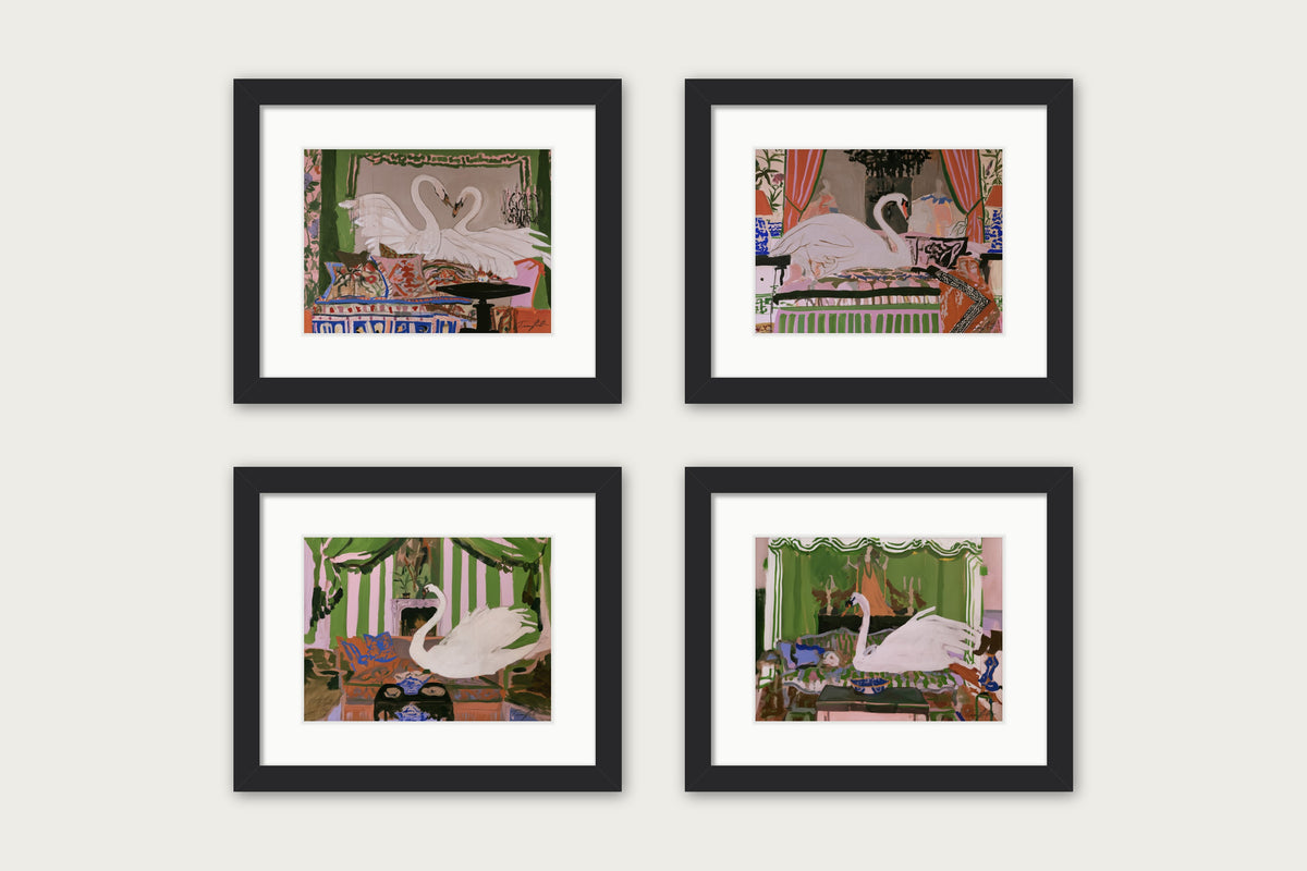 A Curious Arrangement - Framed Print - Black, 12x9