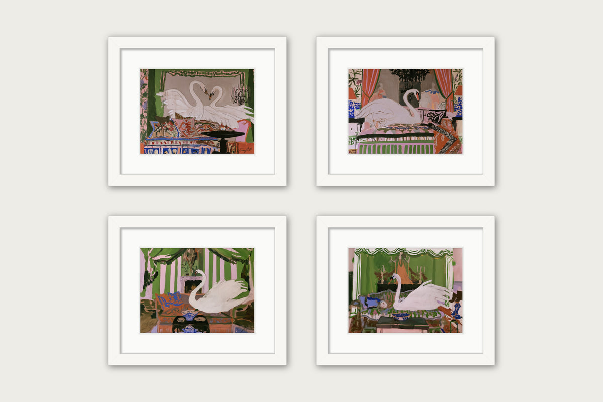 A Curious Arrangement - Framed Print - White, 12x9