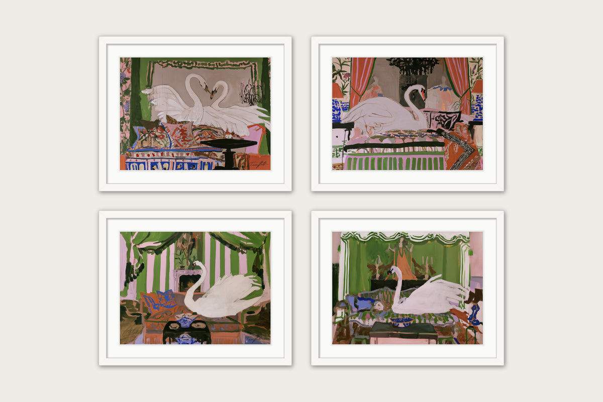 A Curious Arrangement - Framed Print - White, 24x18