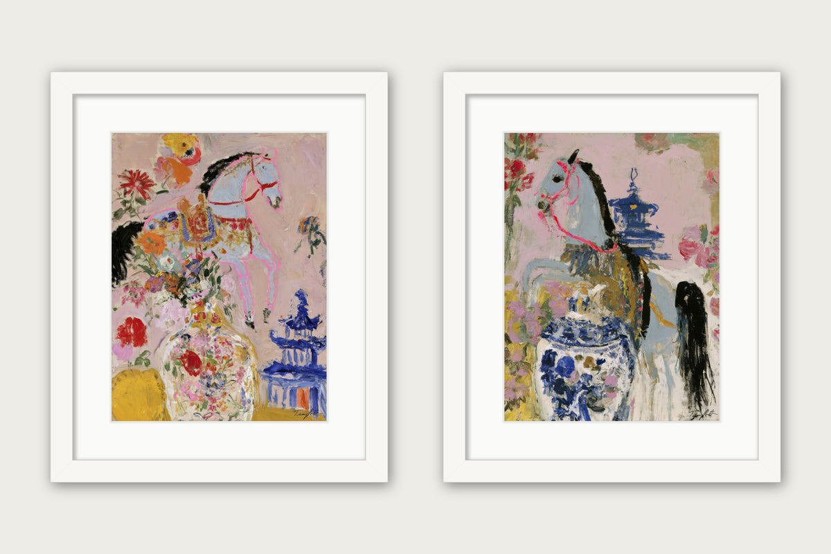 A Gentle Ruse - Framed Print - White, 12x16