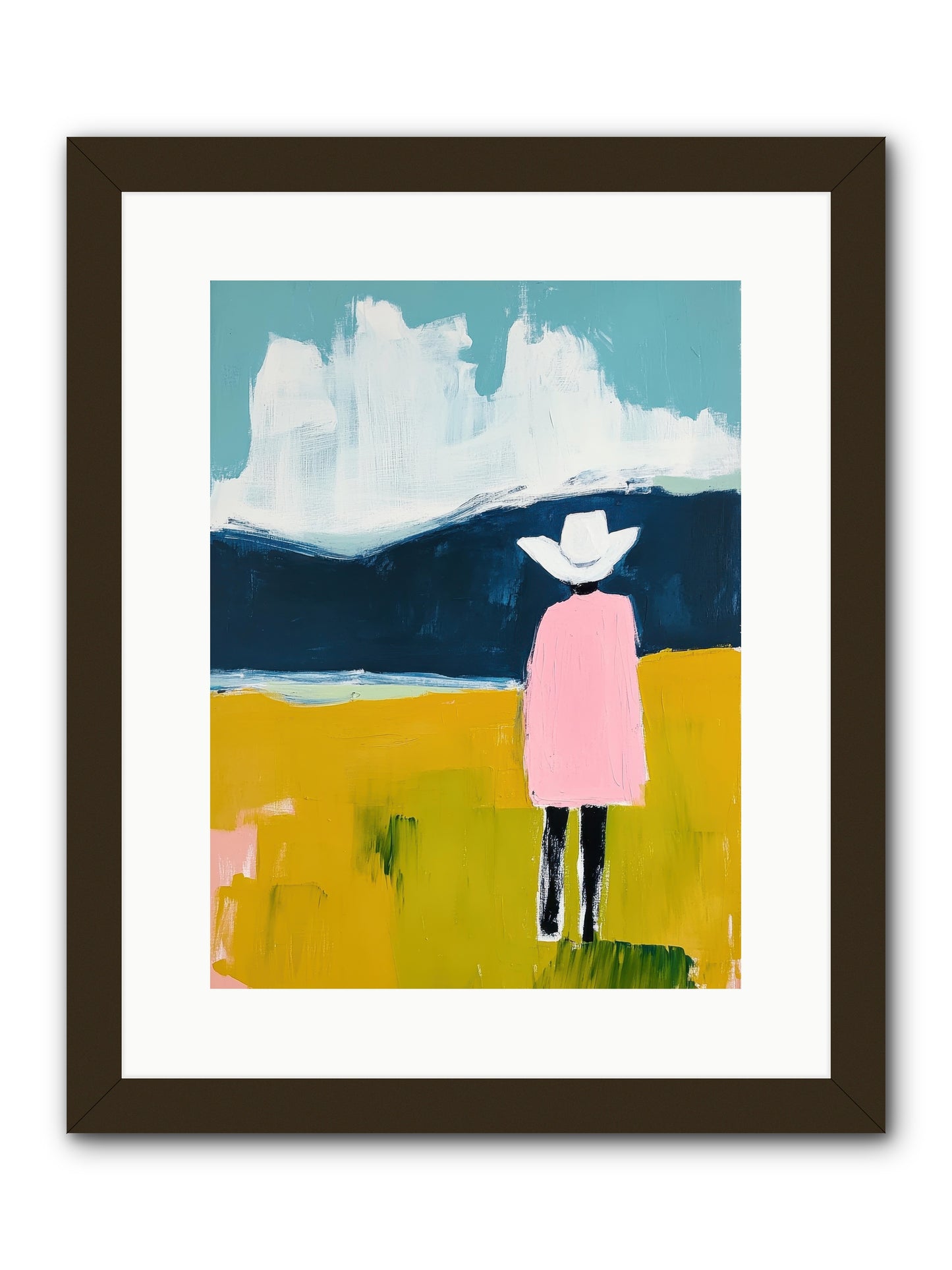 Abandoned Corral -- Framed Print - Black 12x16