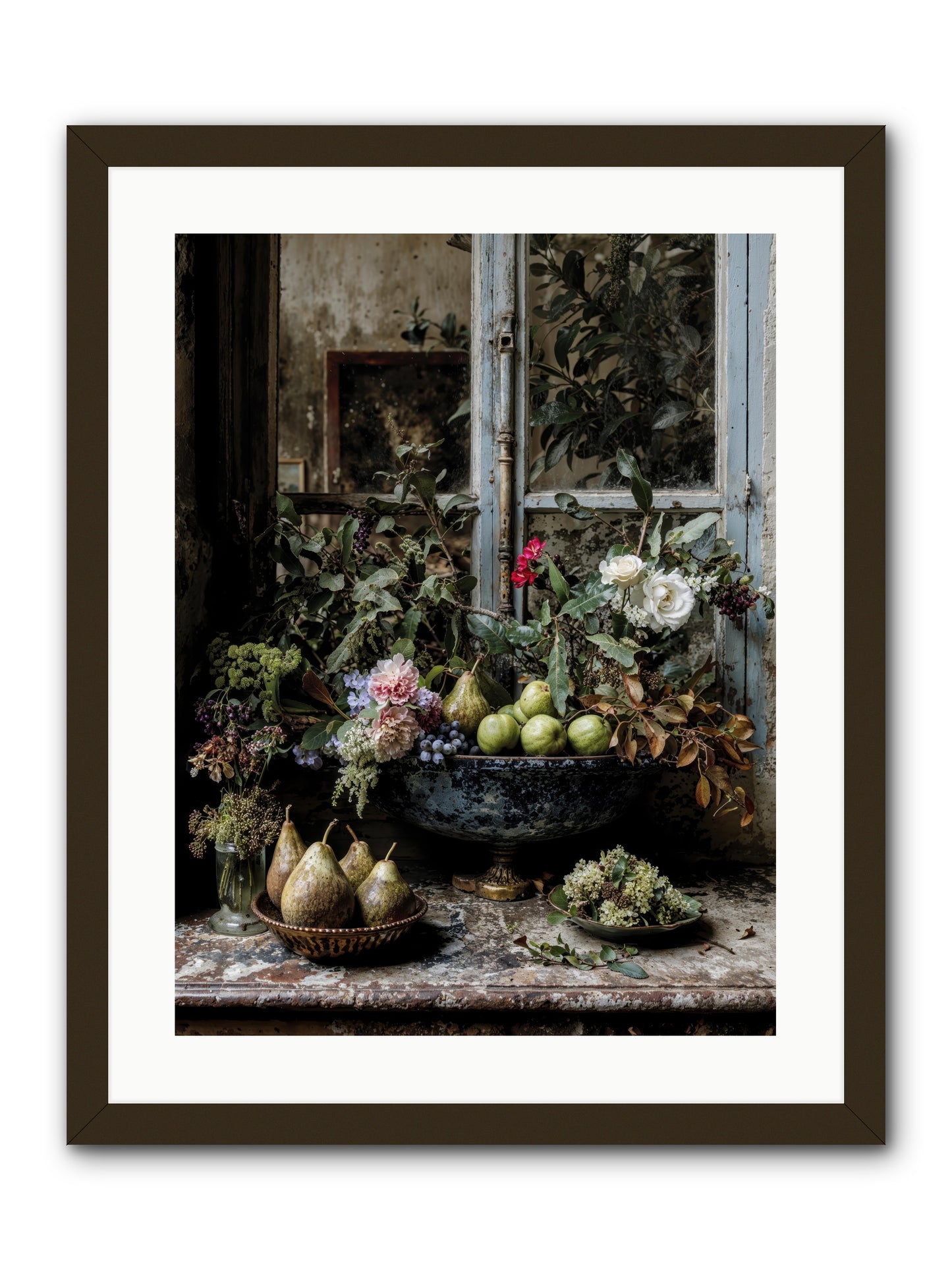 Abbondanza -- Framed Print - Black 18x24