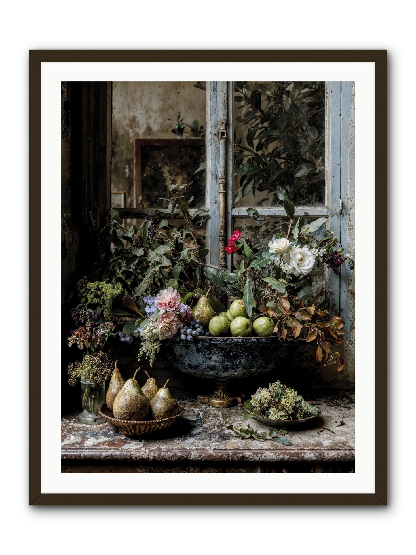 Abbondanza -- Framed Print - Black 30x40