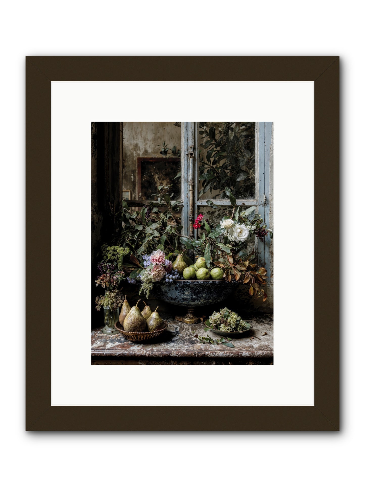 Abbondanza -- Framed Print - Black 9x12