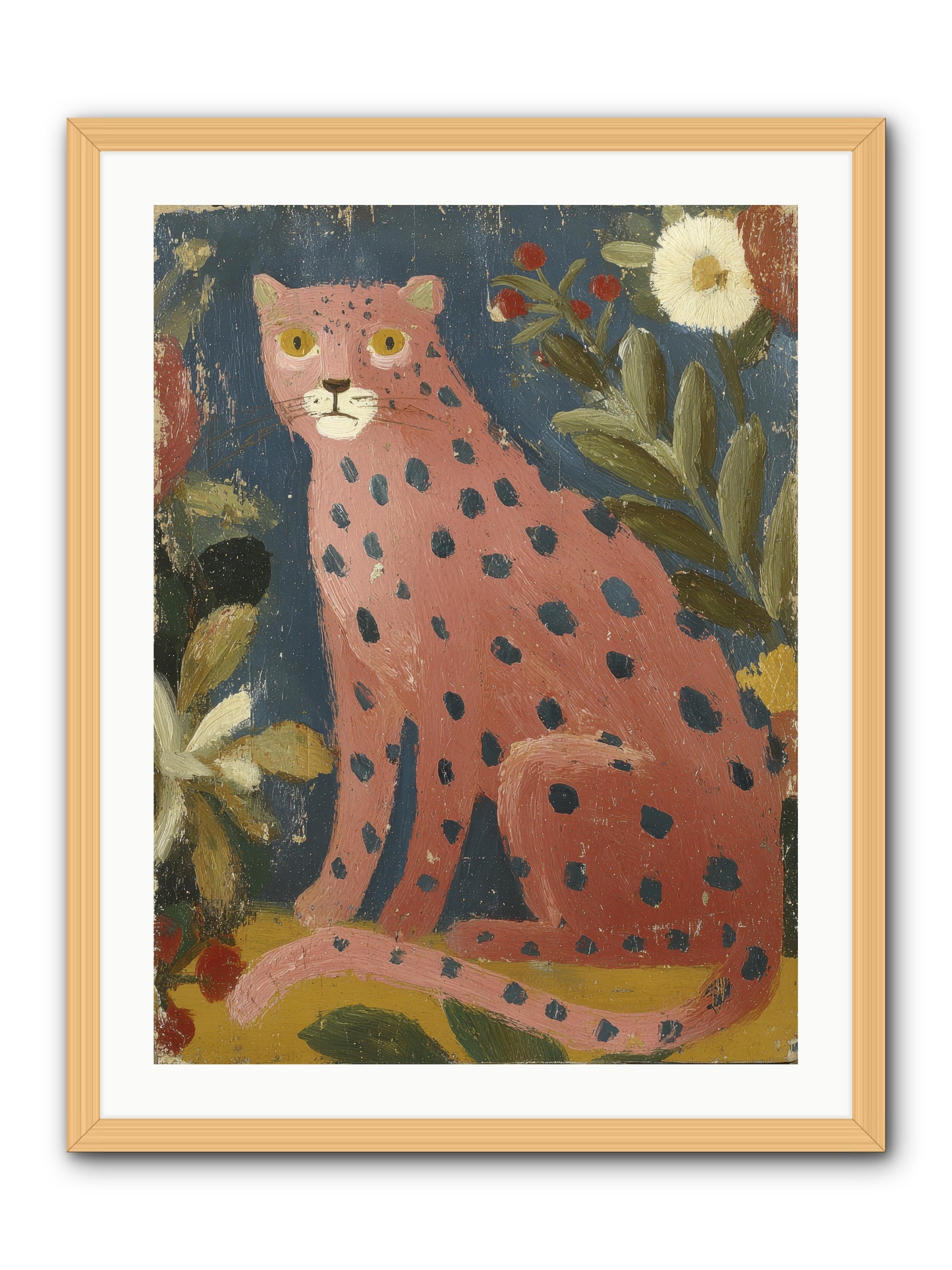 Absolute Certainty -- Framed Print - Natural 24x32