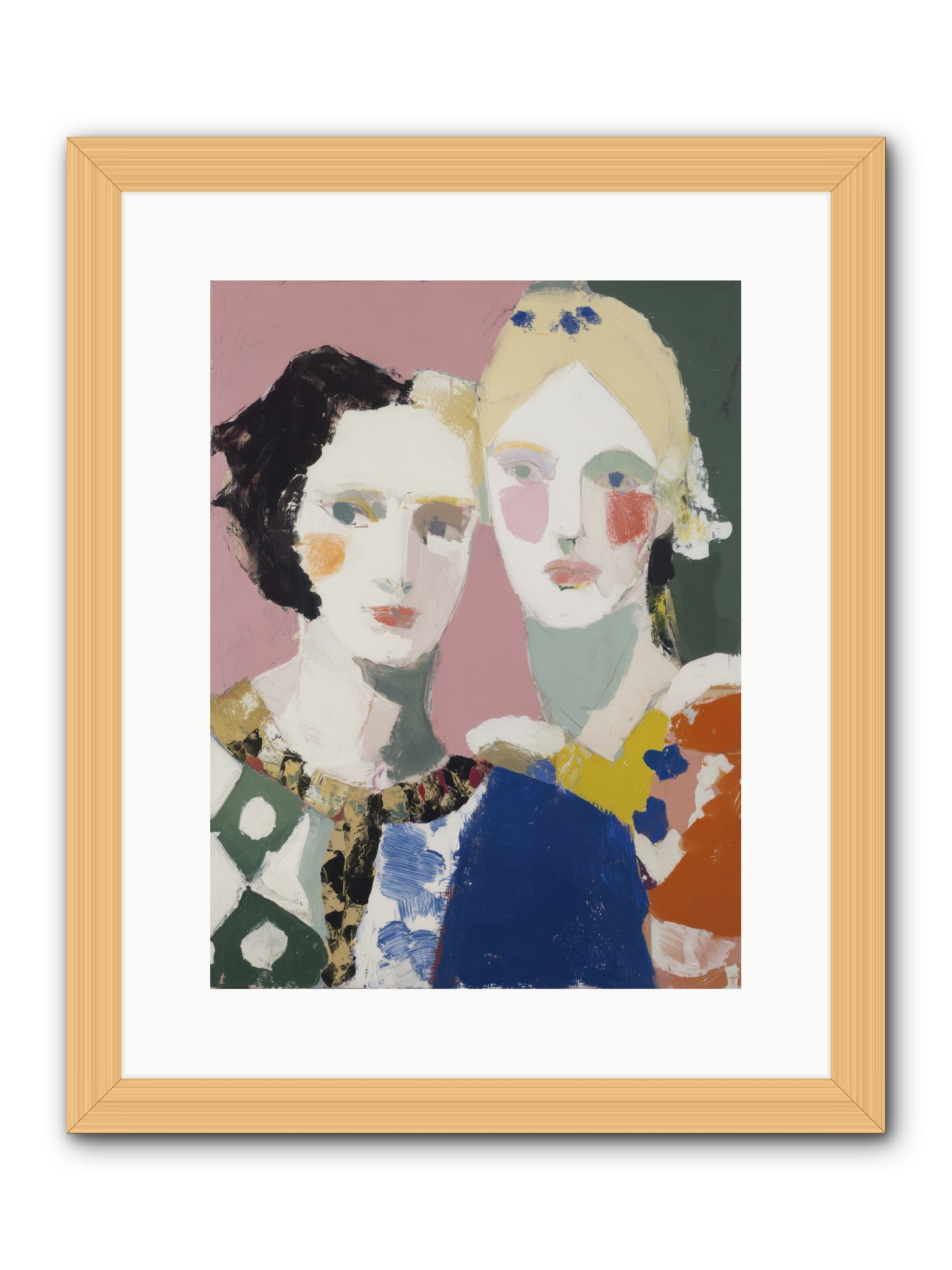 Absorbed -- Framed Print - Natural 12x16