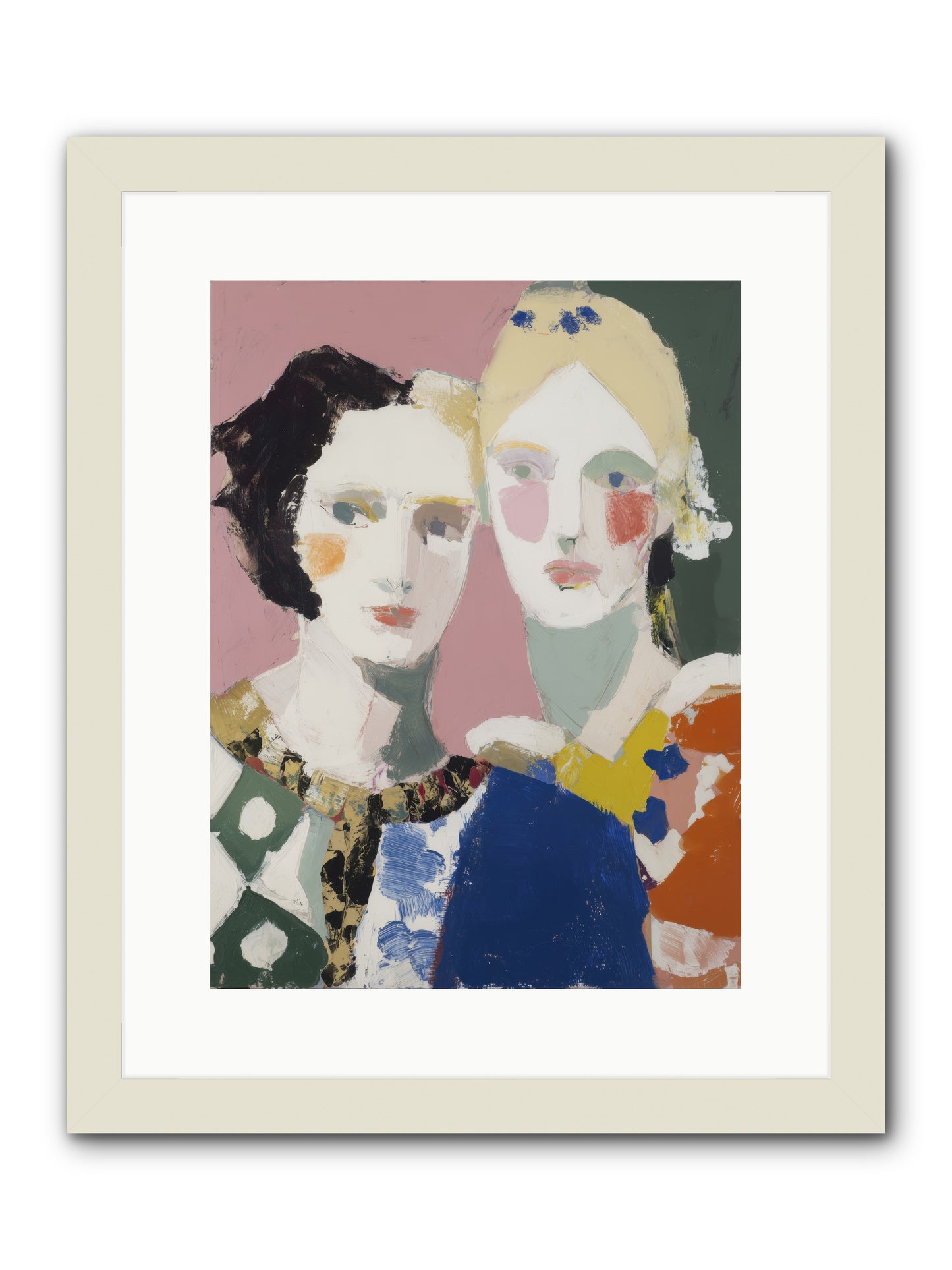 Absorbed -- Framed Print - White 12x16