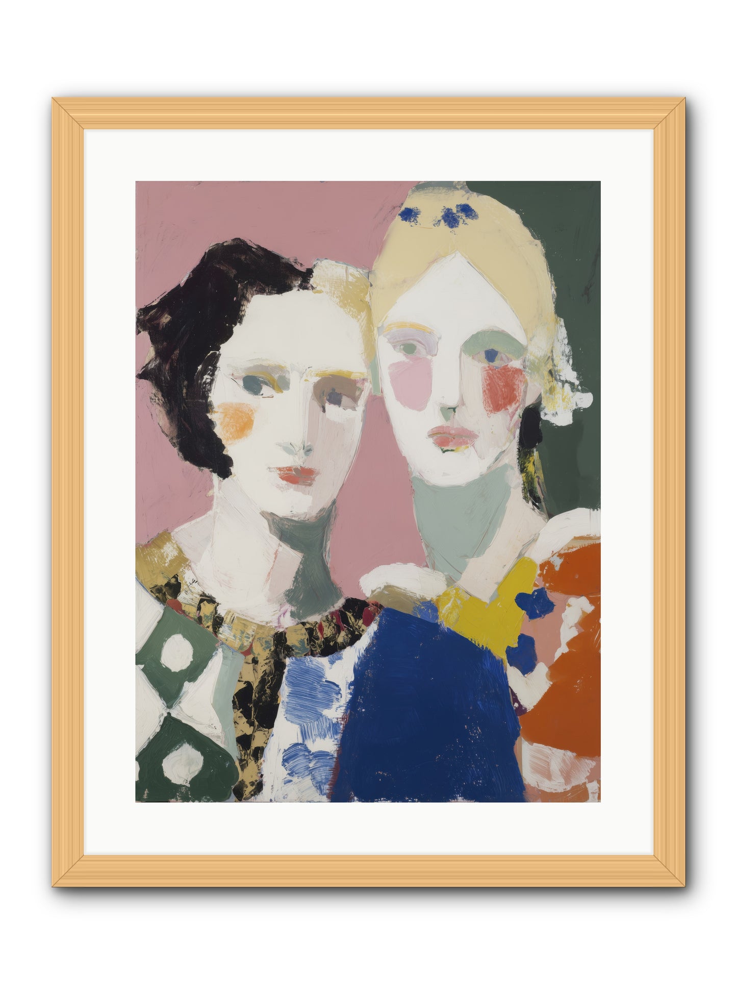 Absorbed -- Framed Print - Natural 18x24