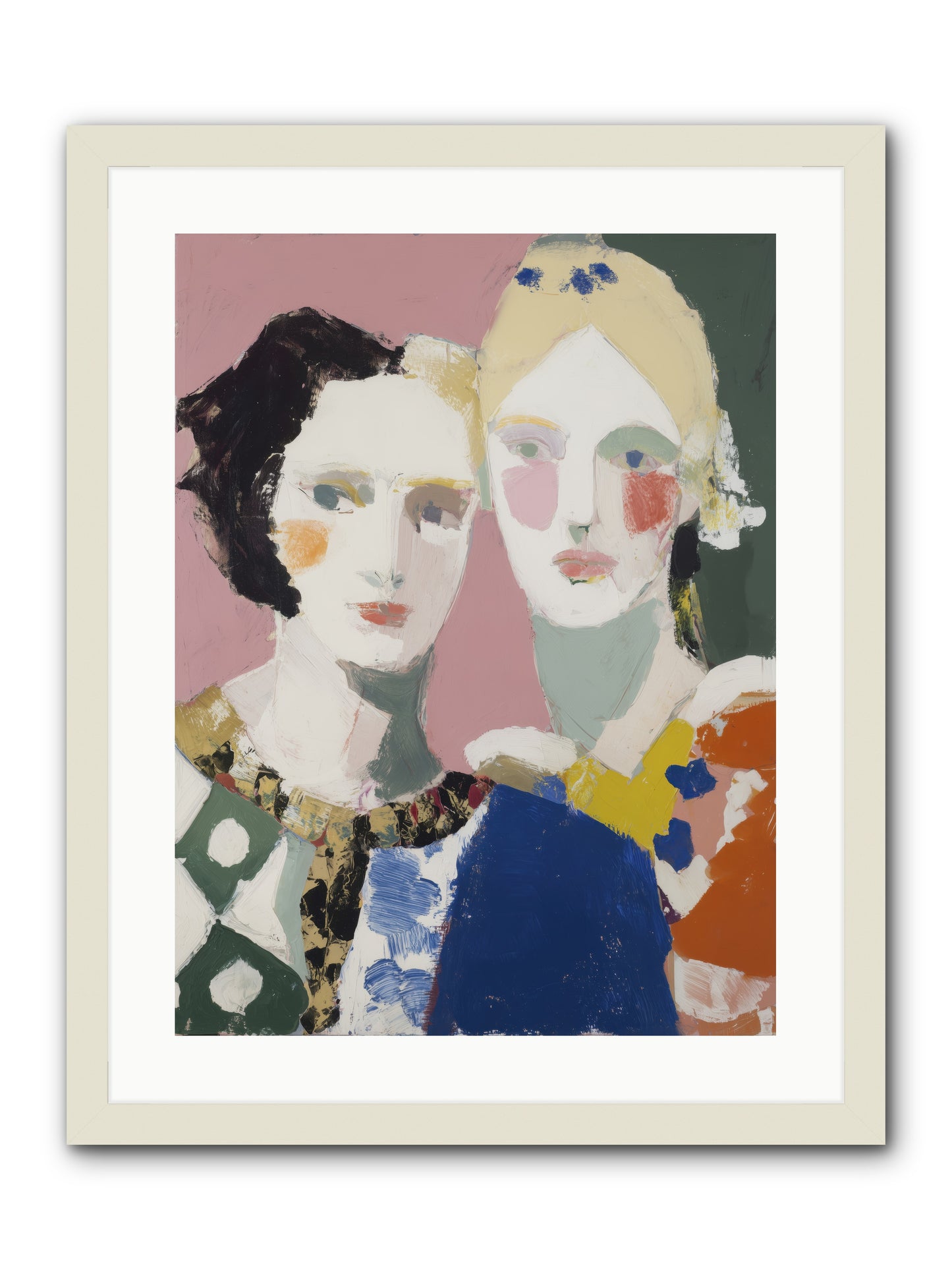 Absorbed -- Framed Print - White 18x24