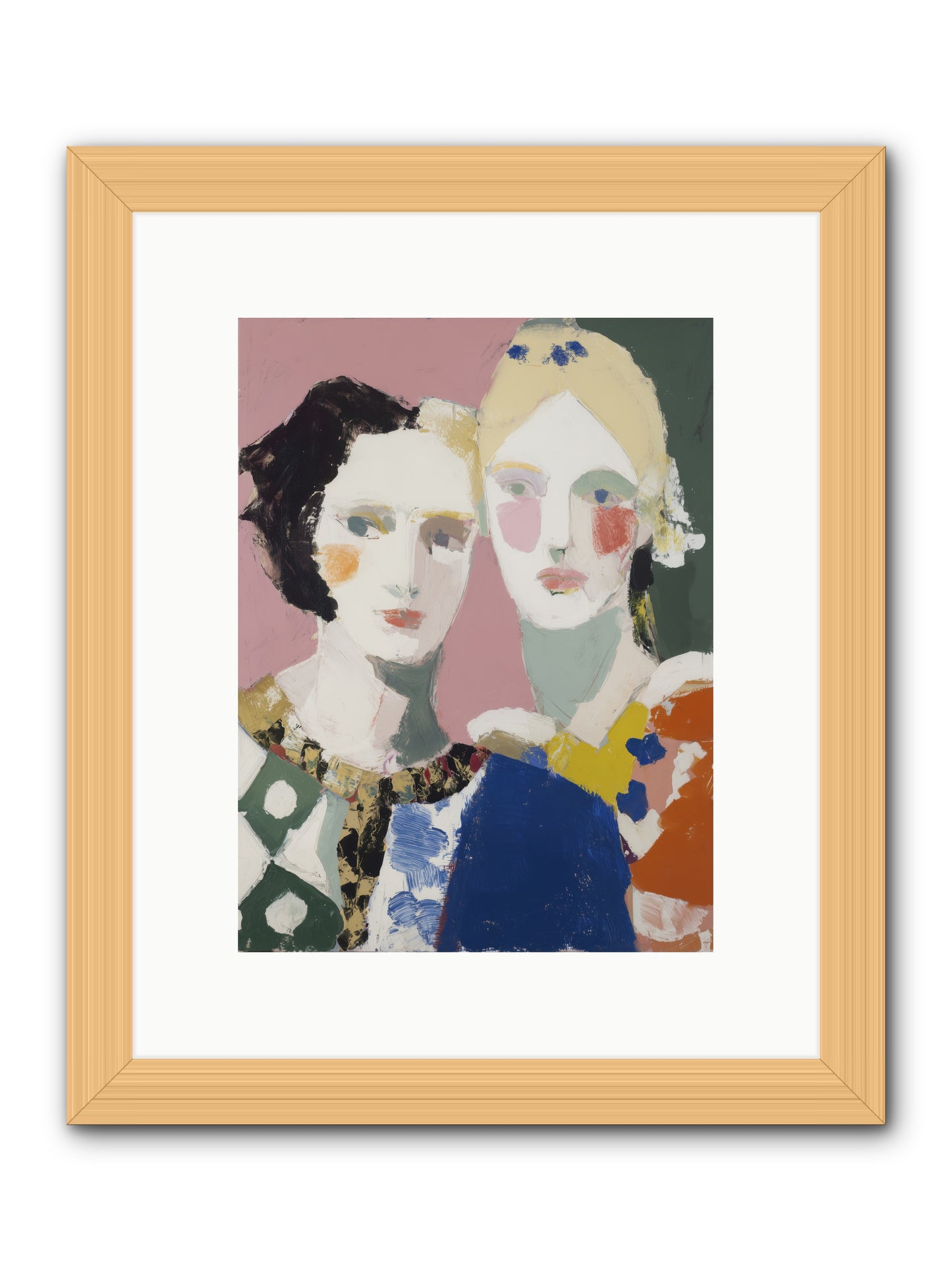 Absorbed -- Framed Print - Natural 9x12