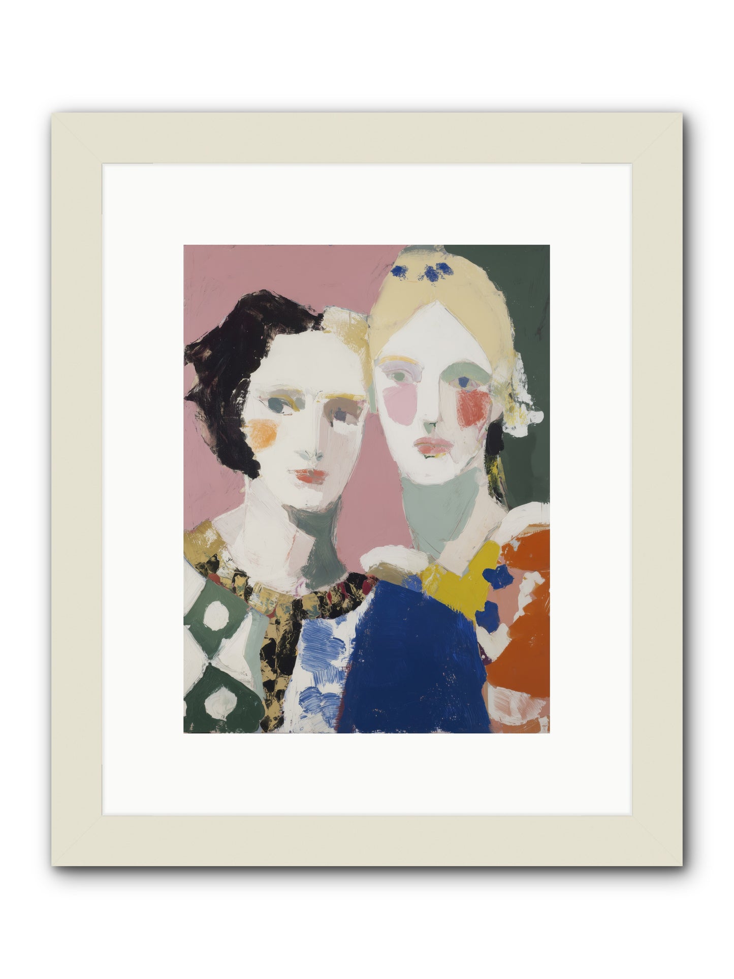 Absorbed -- Framed Print - White 9x12