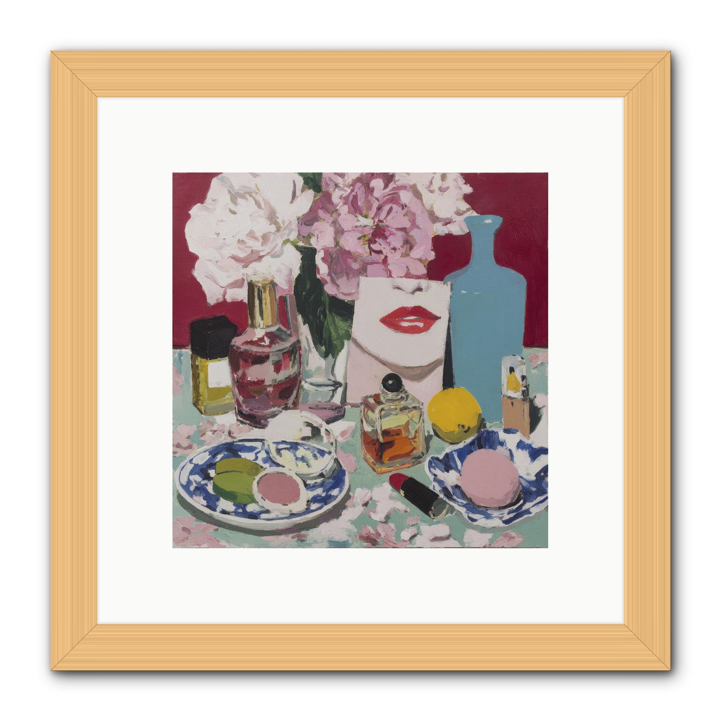 Abundance Was the Answer -- Framed Print - Natural 10x10