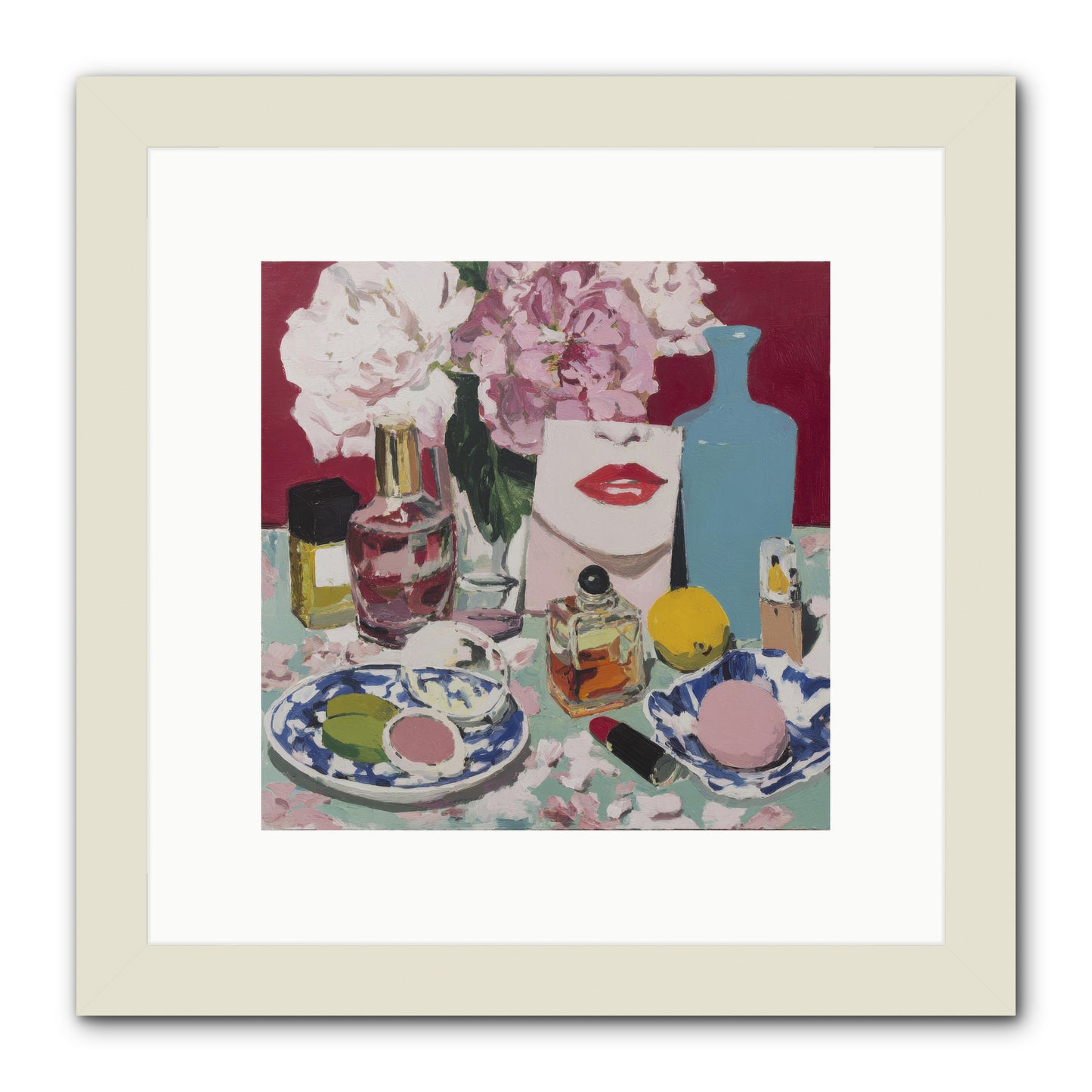Abundance Was the Answer -- Framed Print - White 10x10