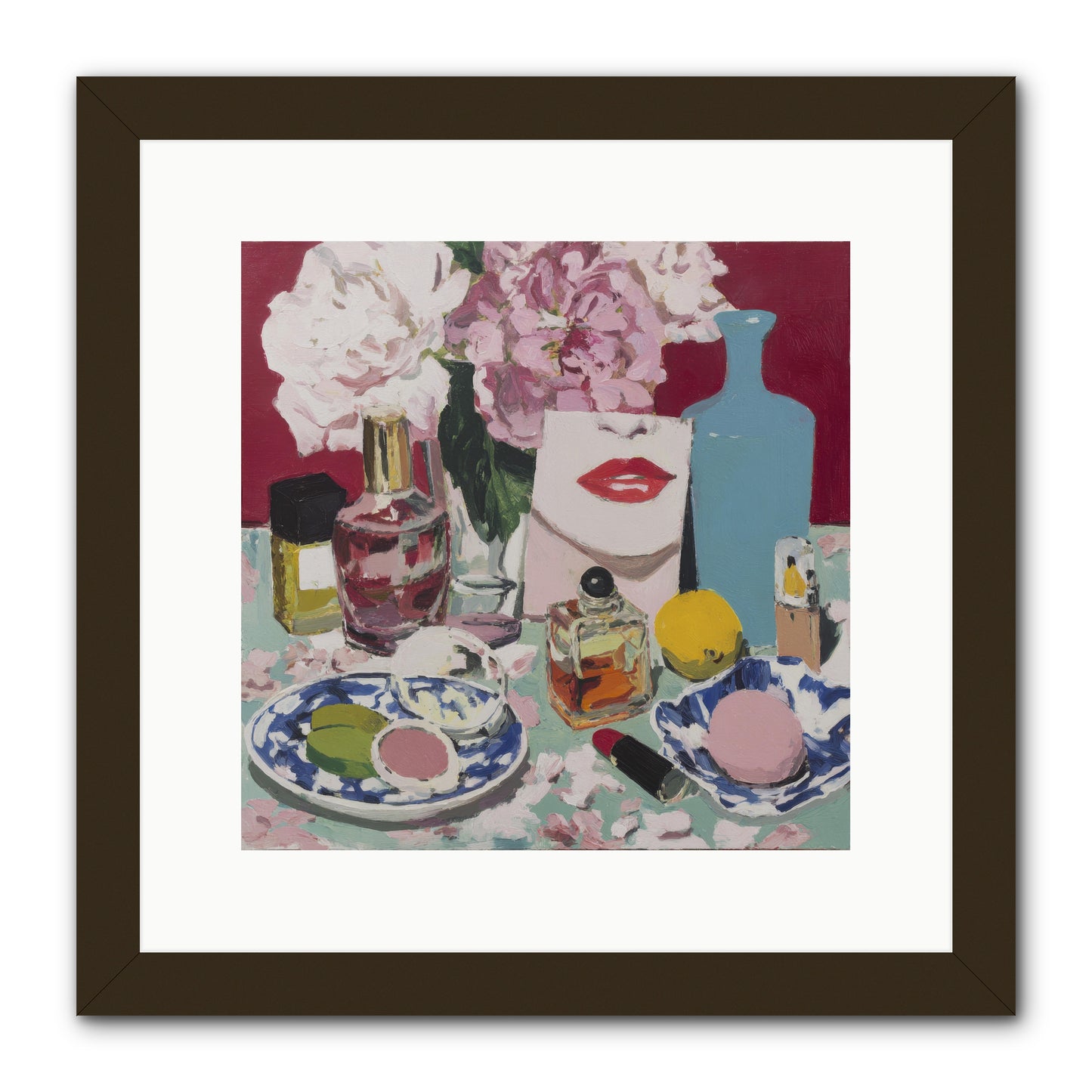 Abundance Was the Answer -- Framed Print - Black 12x12