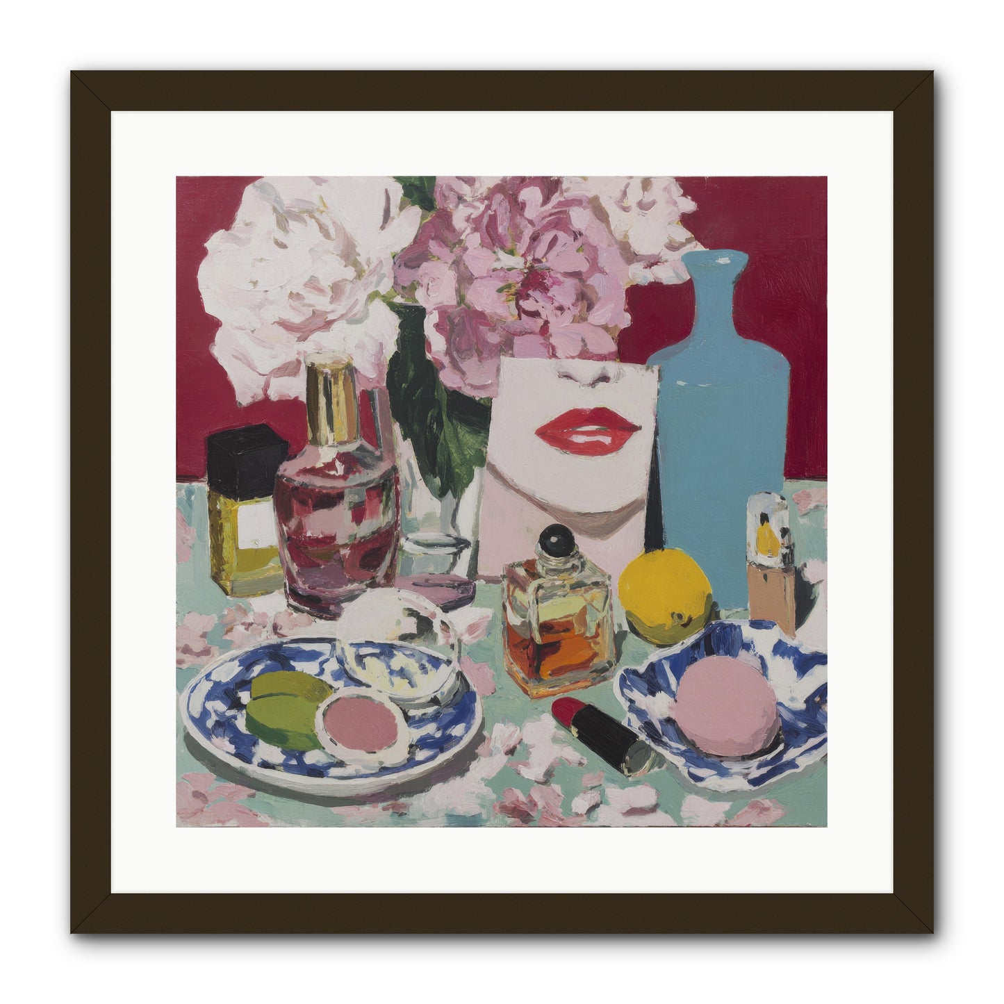 Abundance Was the Answer -- Framed Print - Black 20x20