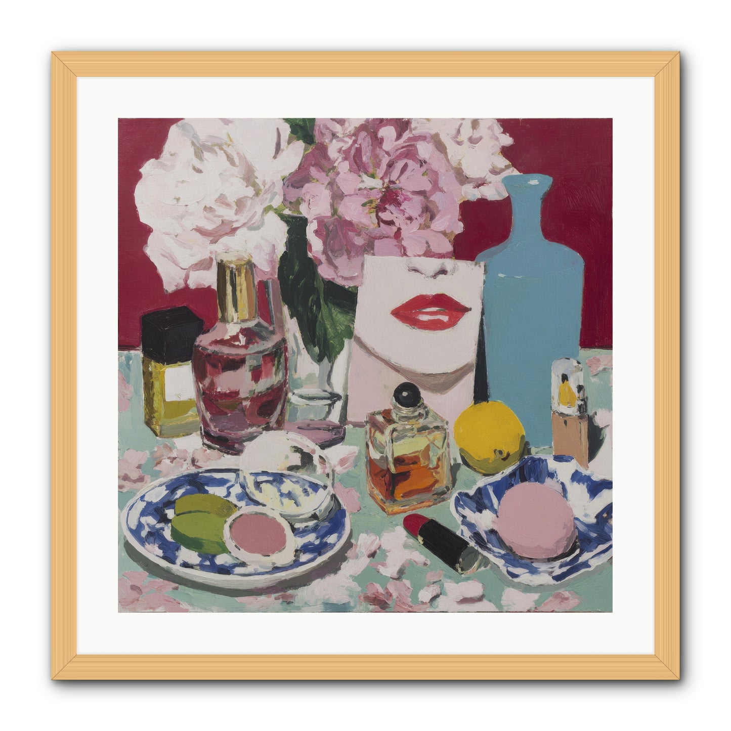 Abundance Was the Answer -- Framed Print - Natural 24x24