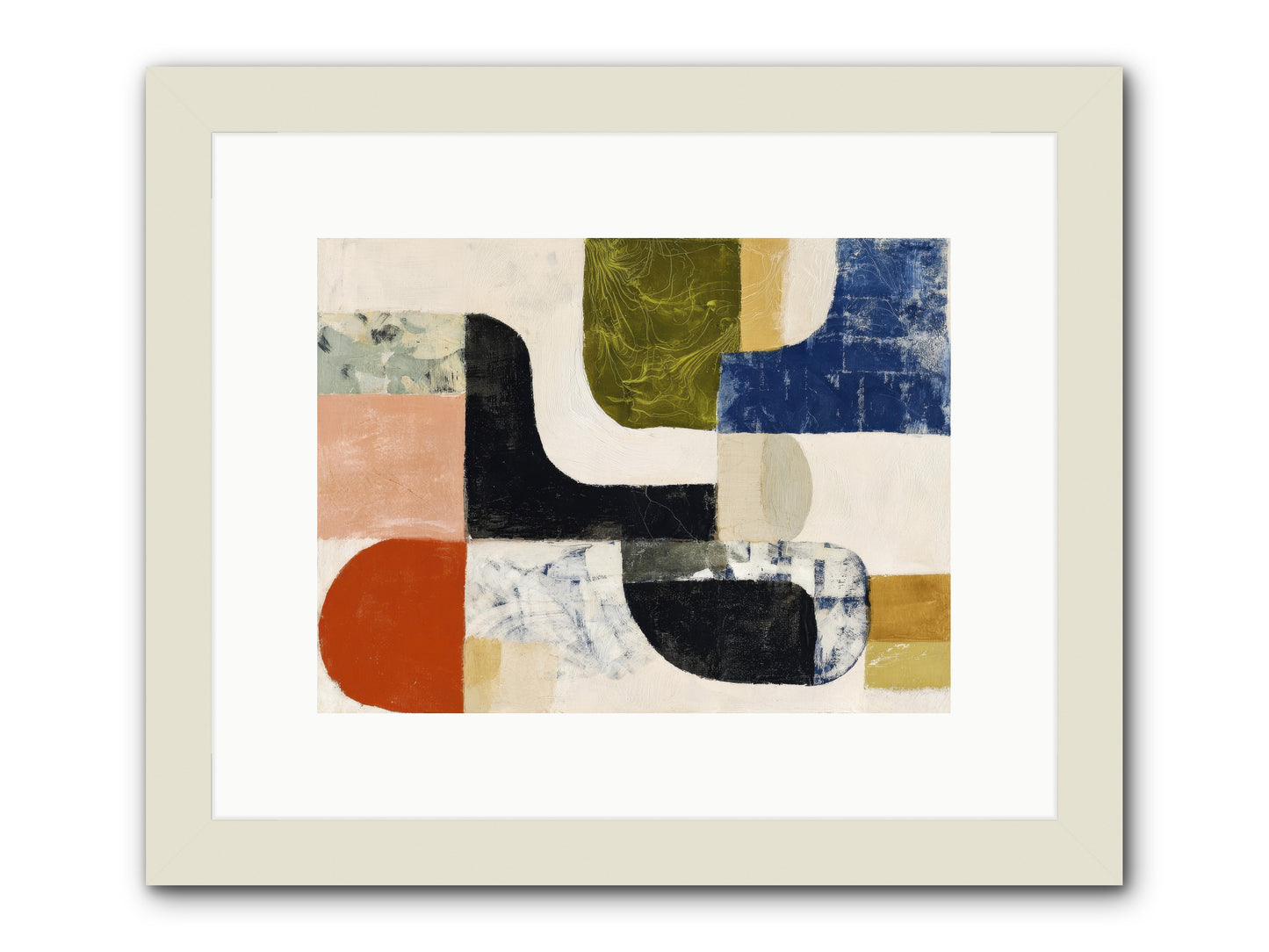 Abyss -- Framed Print - White 12x9