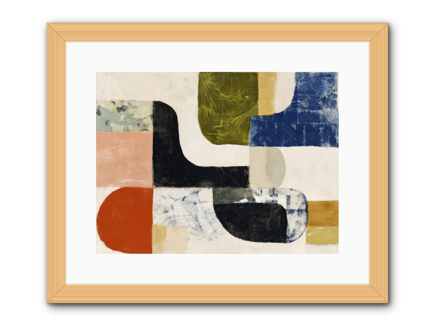 Abyss -- Framed Print - Natural 16x12