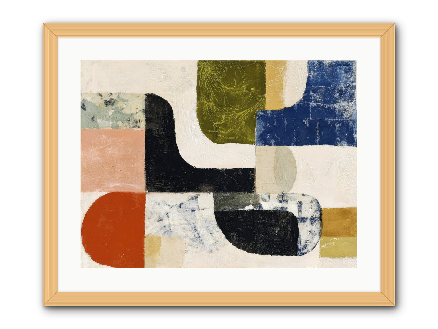 Abyss -- Framed Print - Natural 24x18