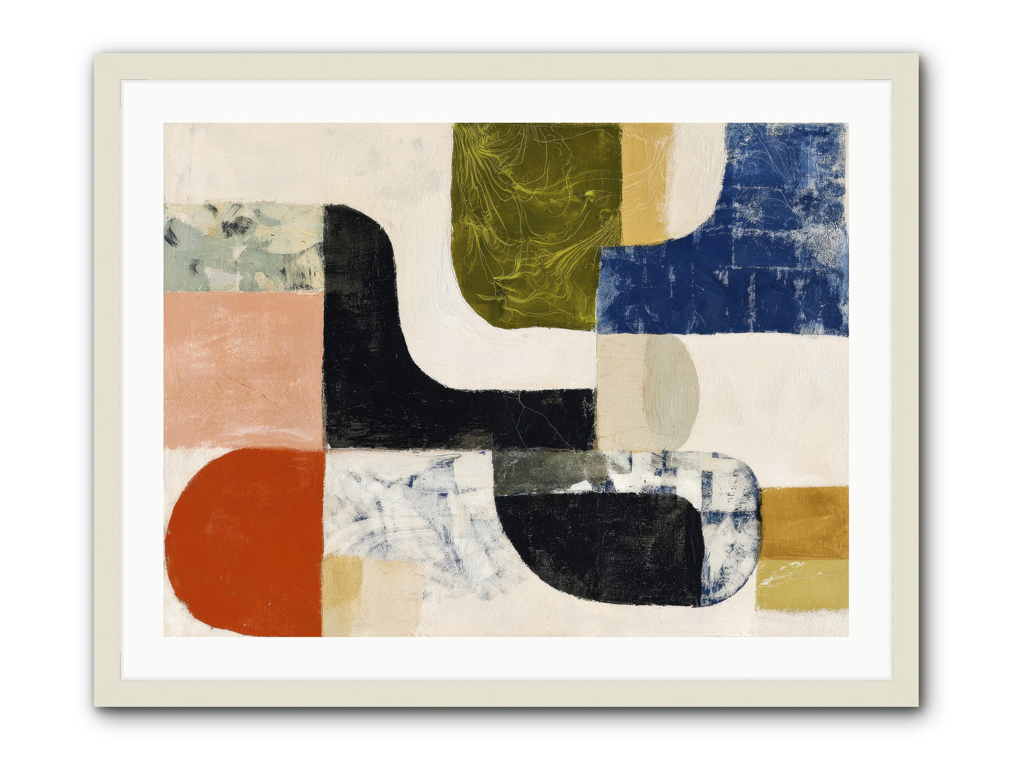 Abyss -- Framed Print - White 32x24