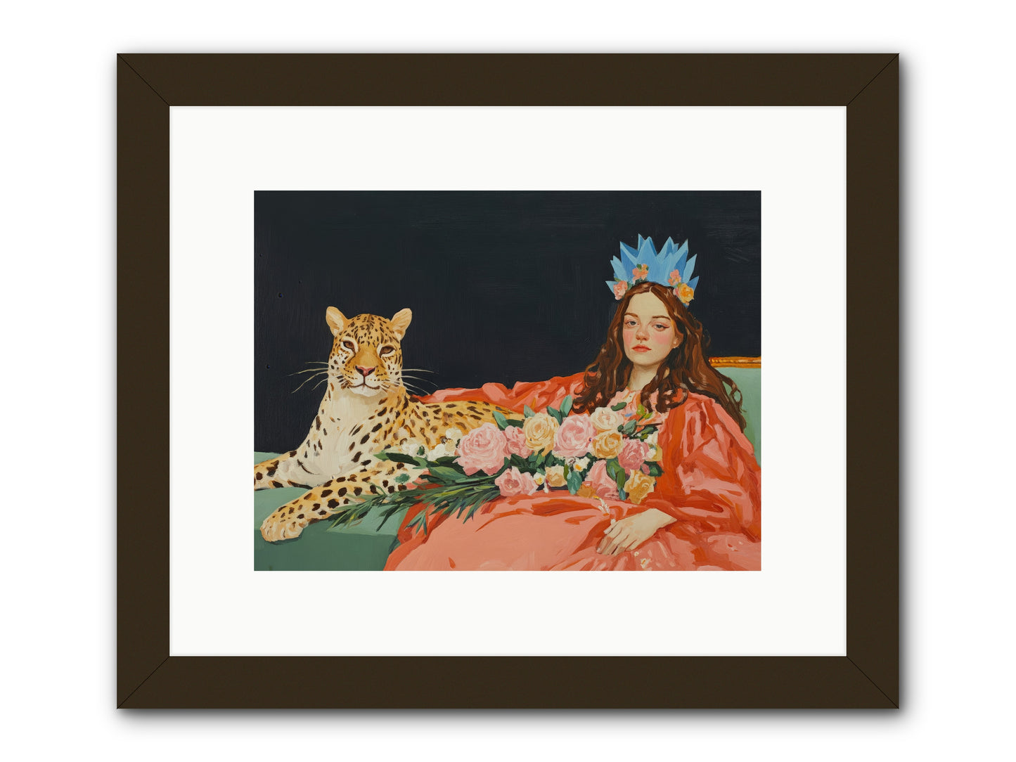 According to Lily LightRez2 -- Framed Print - Black 12x9