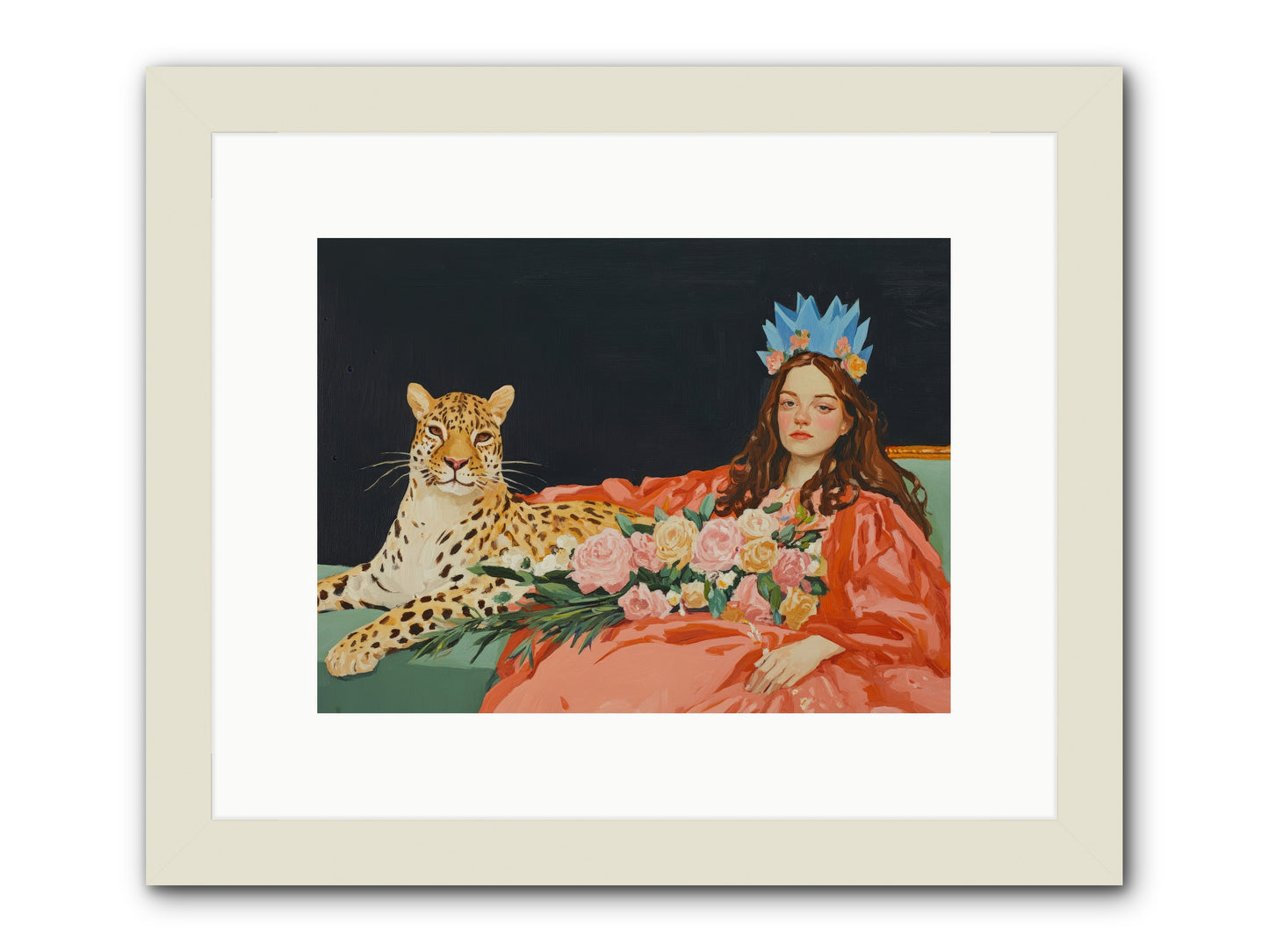 According to Lily LightRez2 -- Framed Print - White 12x9
