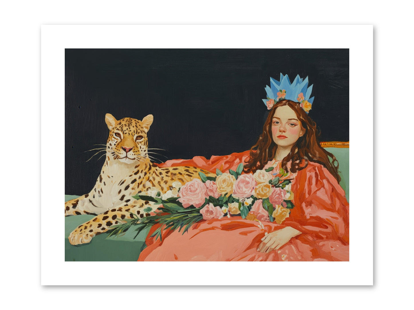 According to Lily LightRez2 -- Loose Canvas Print 12x9