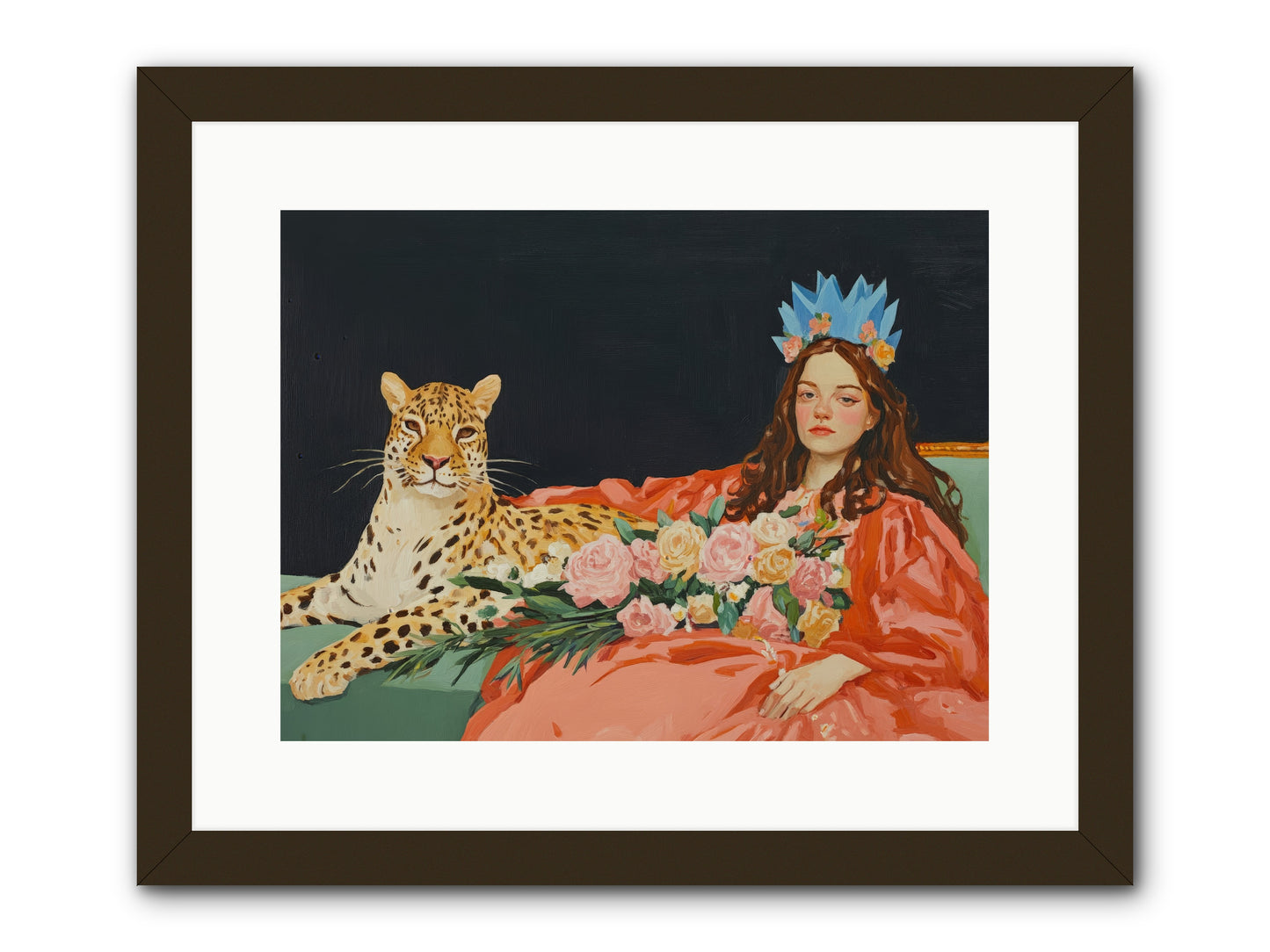 According to Lily LightRez2 -- Framed Print - Black 16x12