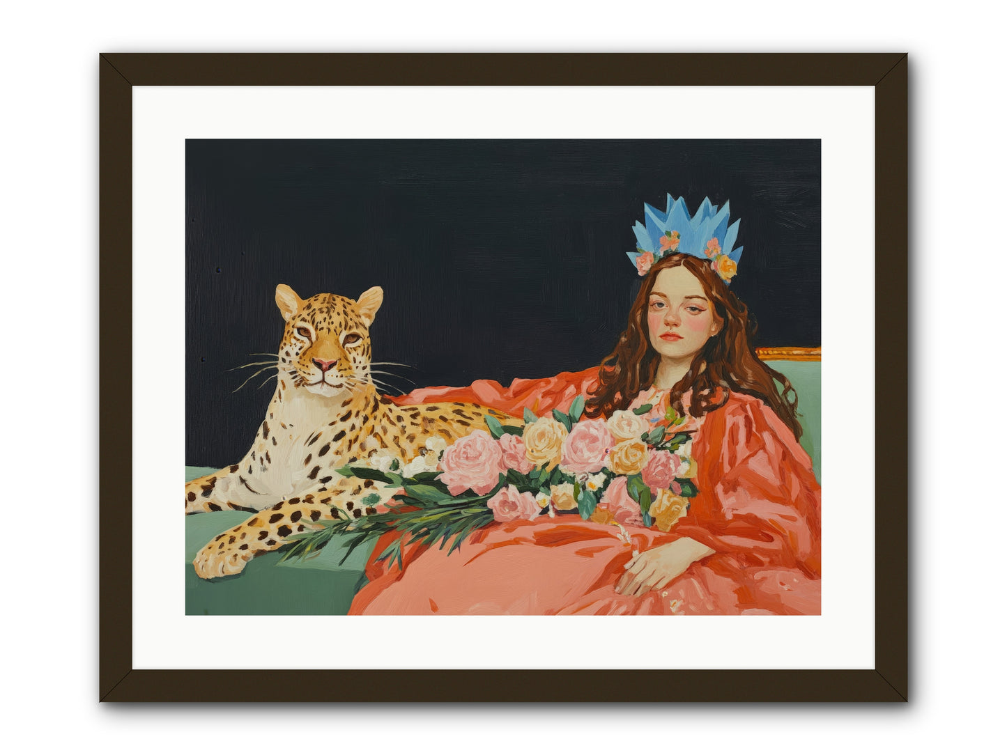 According to Lily LightRez2 -- Framed Print - Black 24x18