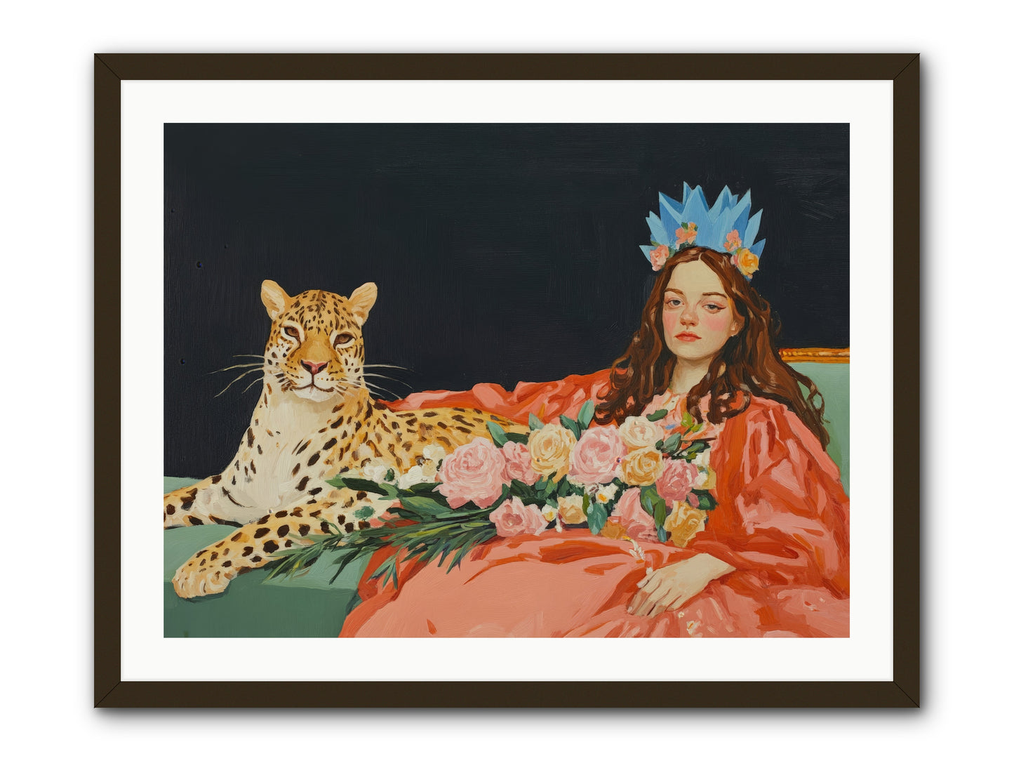 According to Lily LightRez2 -- Framed Print - Black 32x24