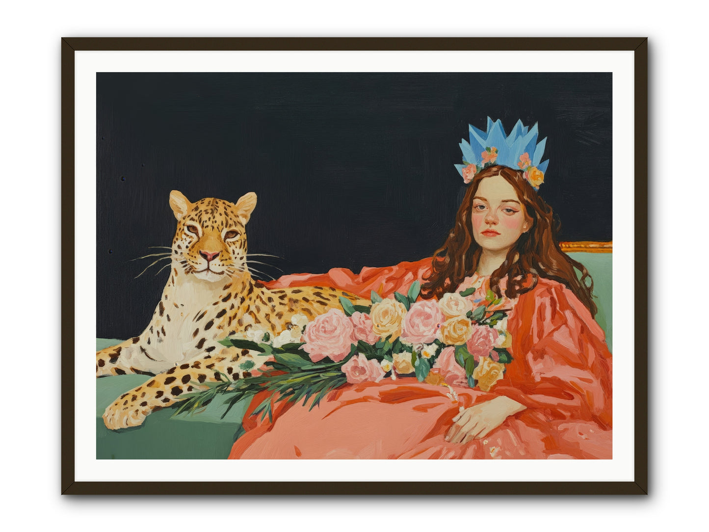 According to Lily LightRez2 -- Framed Print - Black 48x36
