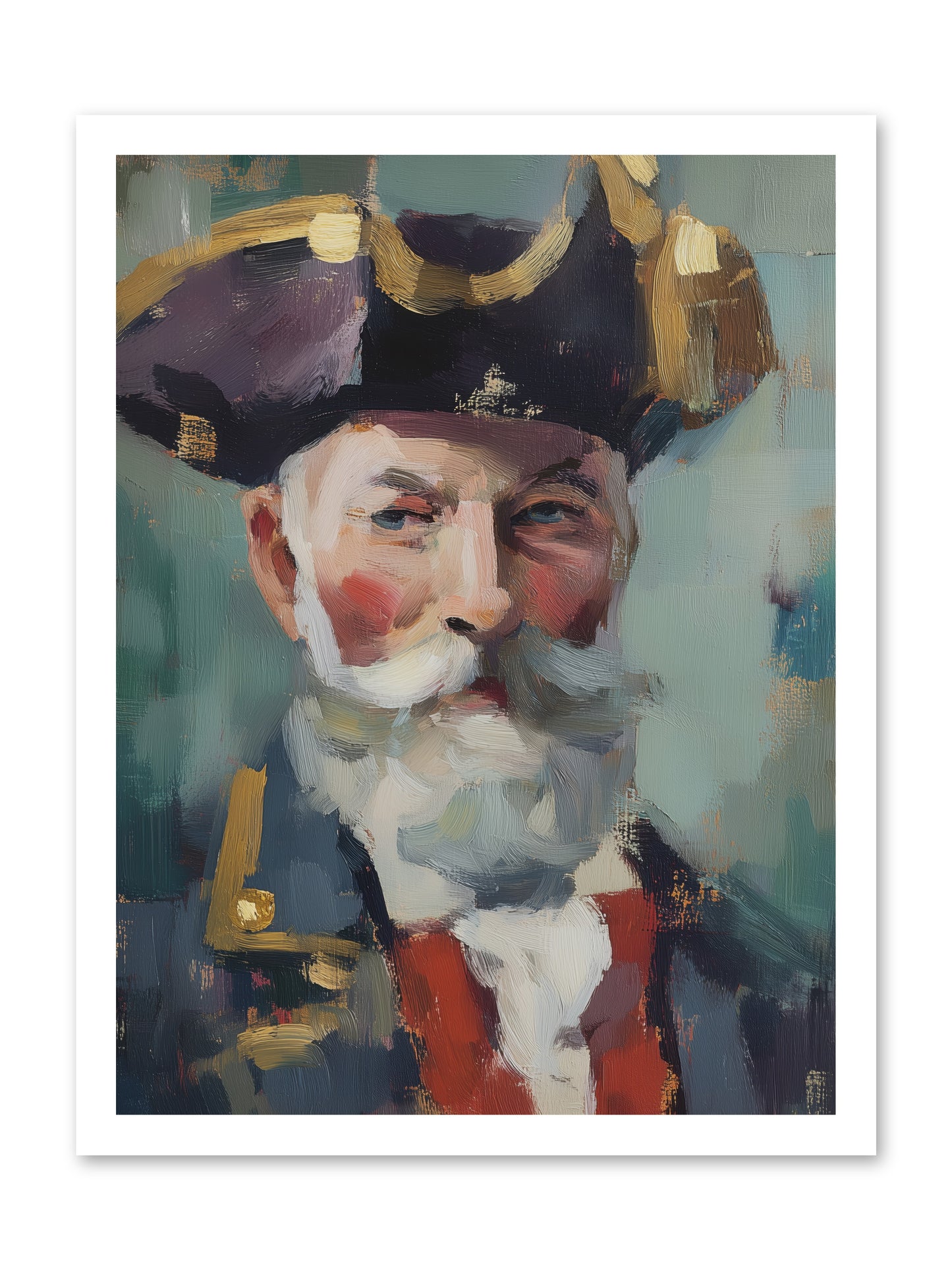 Admiral of Ocean's Heart -- Paper Print 18x24