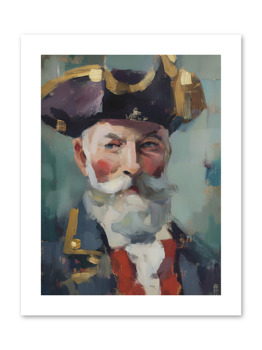 Admiral of Ocean's Heart -- Paper Print 9x12