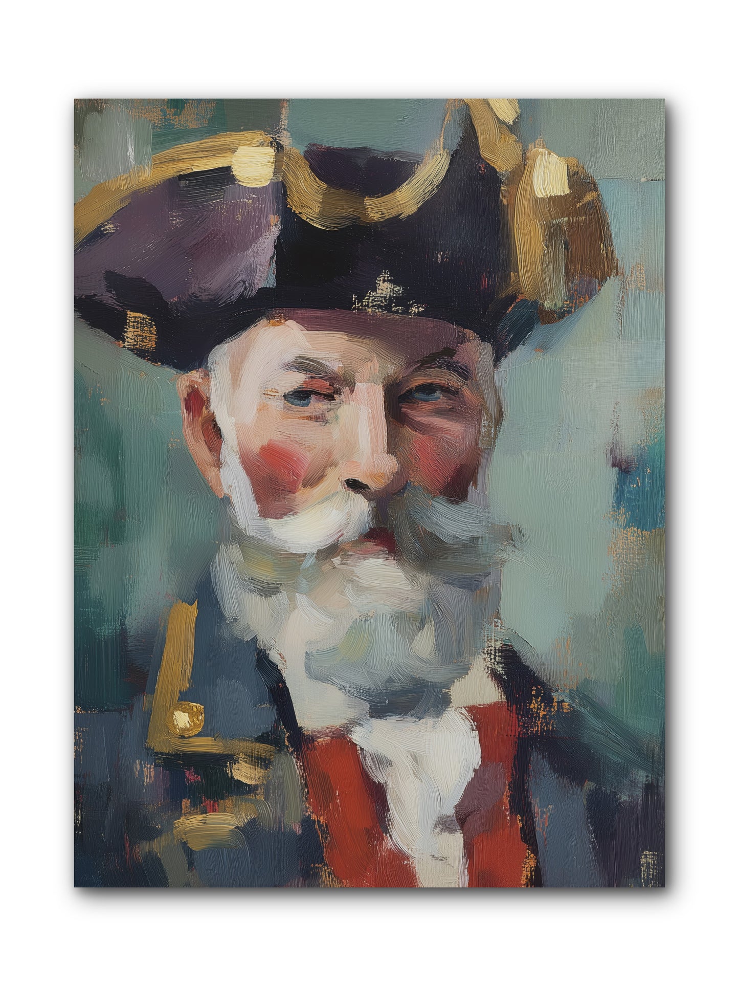 Admiral of Ocean's Heart -- Wrapped Canvas 9x12