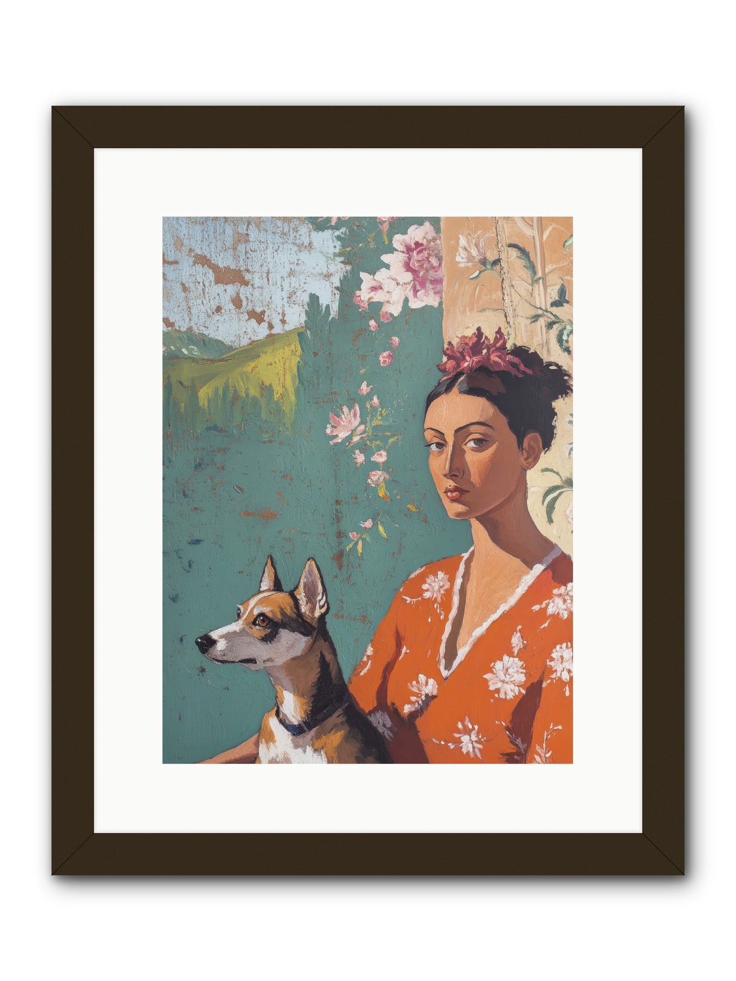 Adored Beyond Words -- Framed Print - Black 12x16