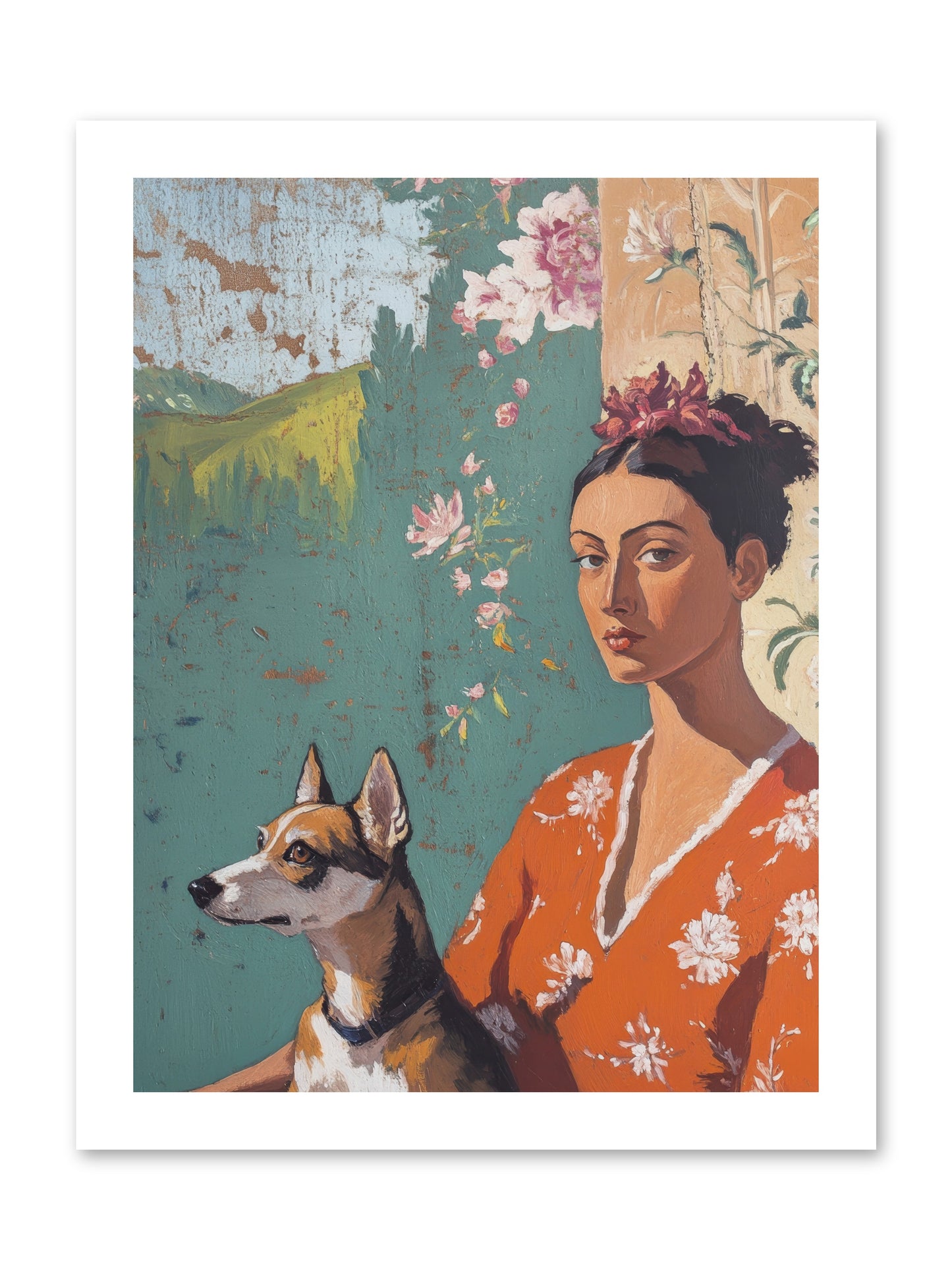 Adored Beyond Words -- Paper Print 12x16