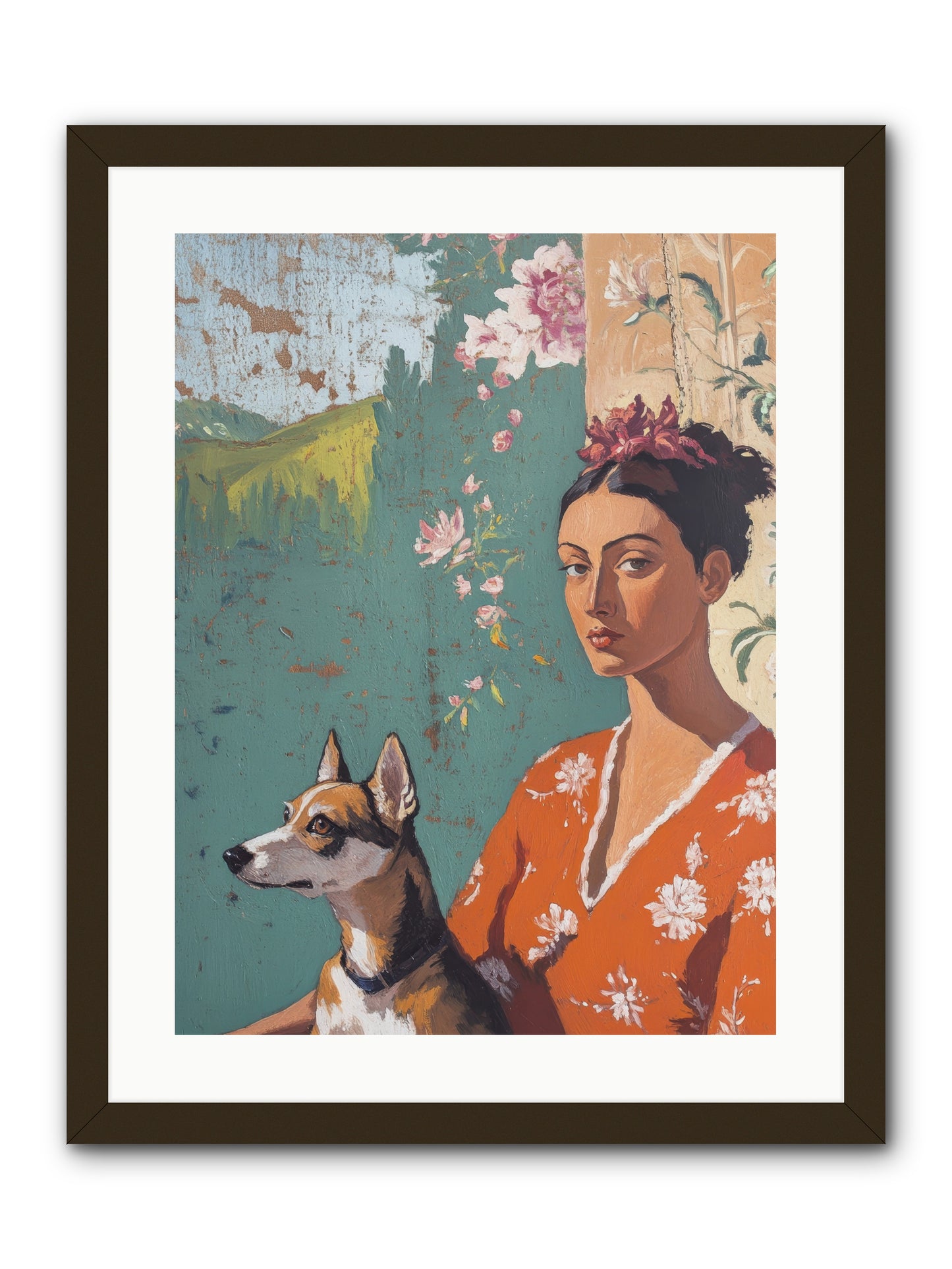Adored Beyond Words -- Framed Print - Black 18x24