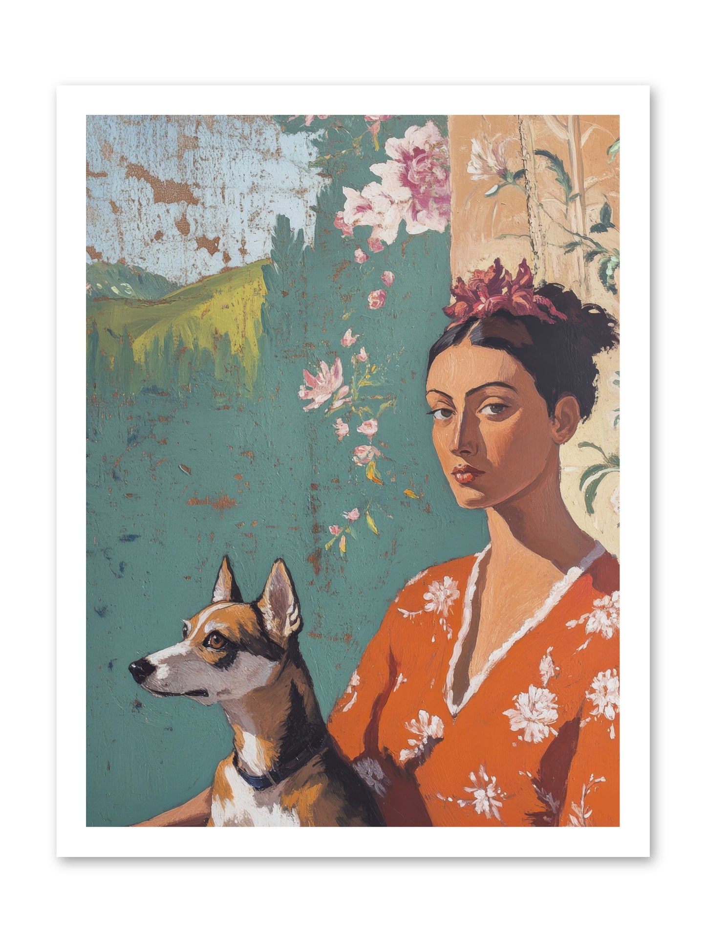 Adored Beyond Words -- Paper Print 18x24