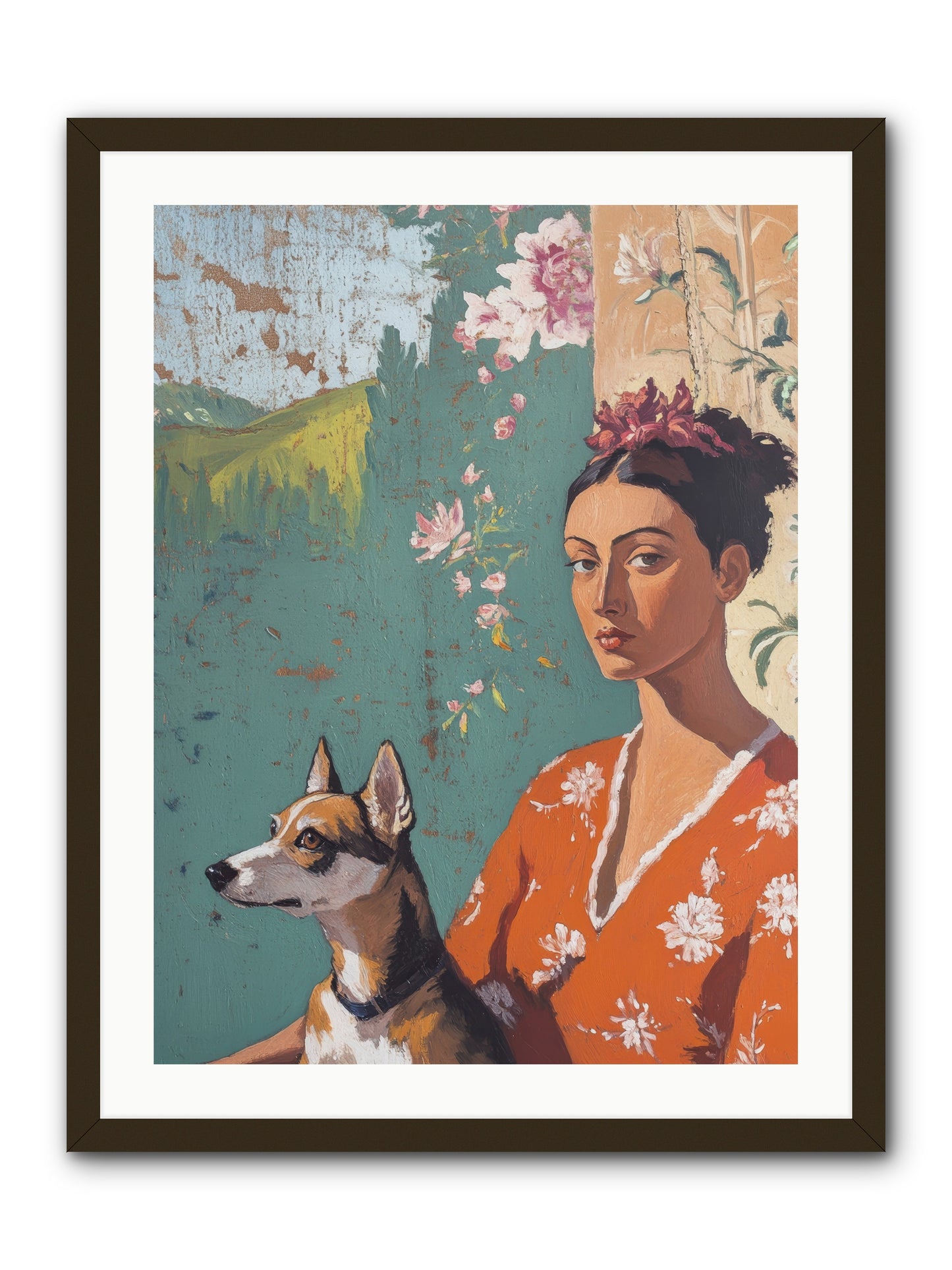 Adored Beyond Words -- Framed Print - Black 24x32