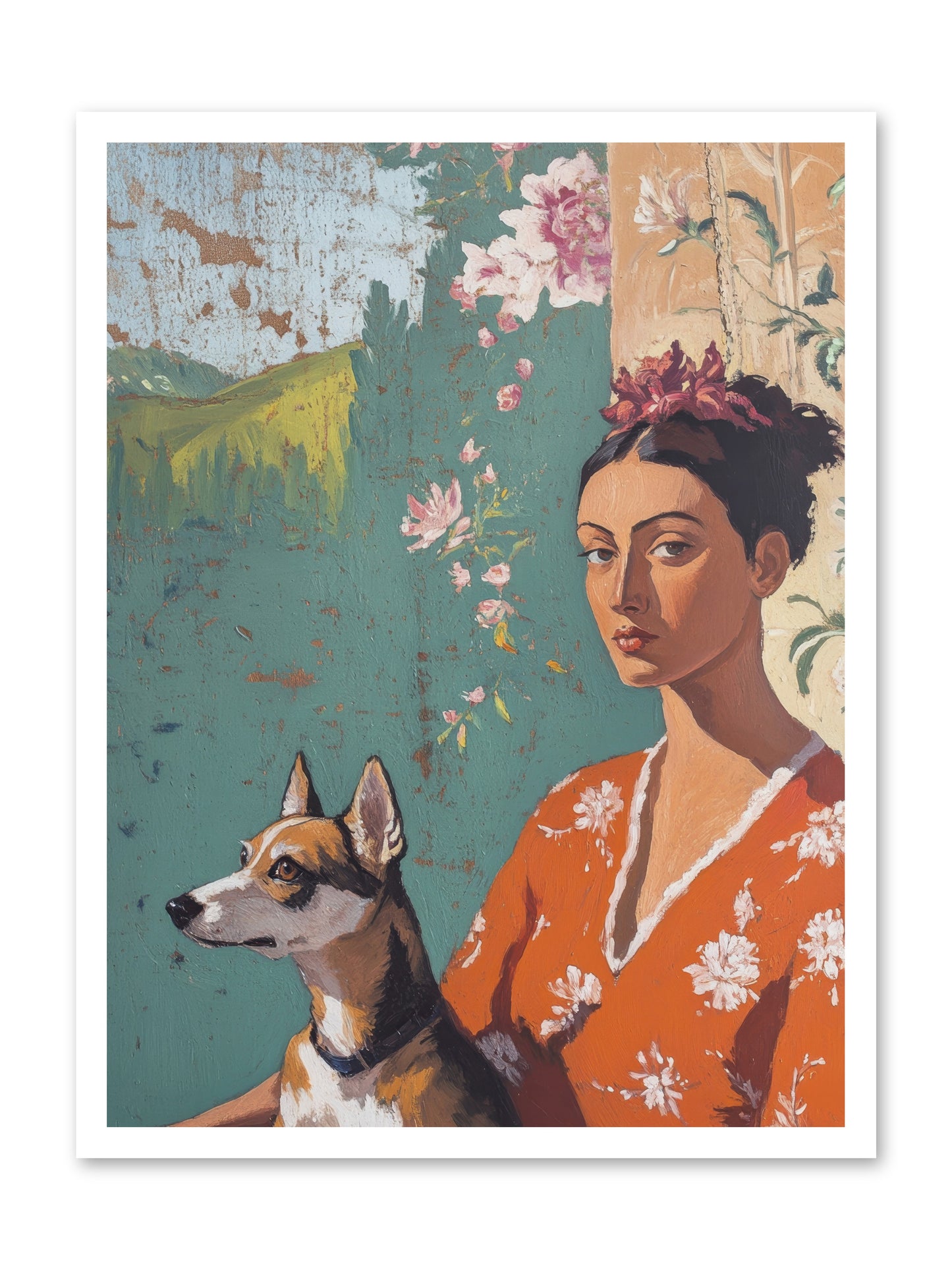 Adored Beyond Words -- Loose Canvas Print 24x32