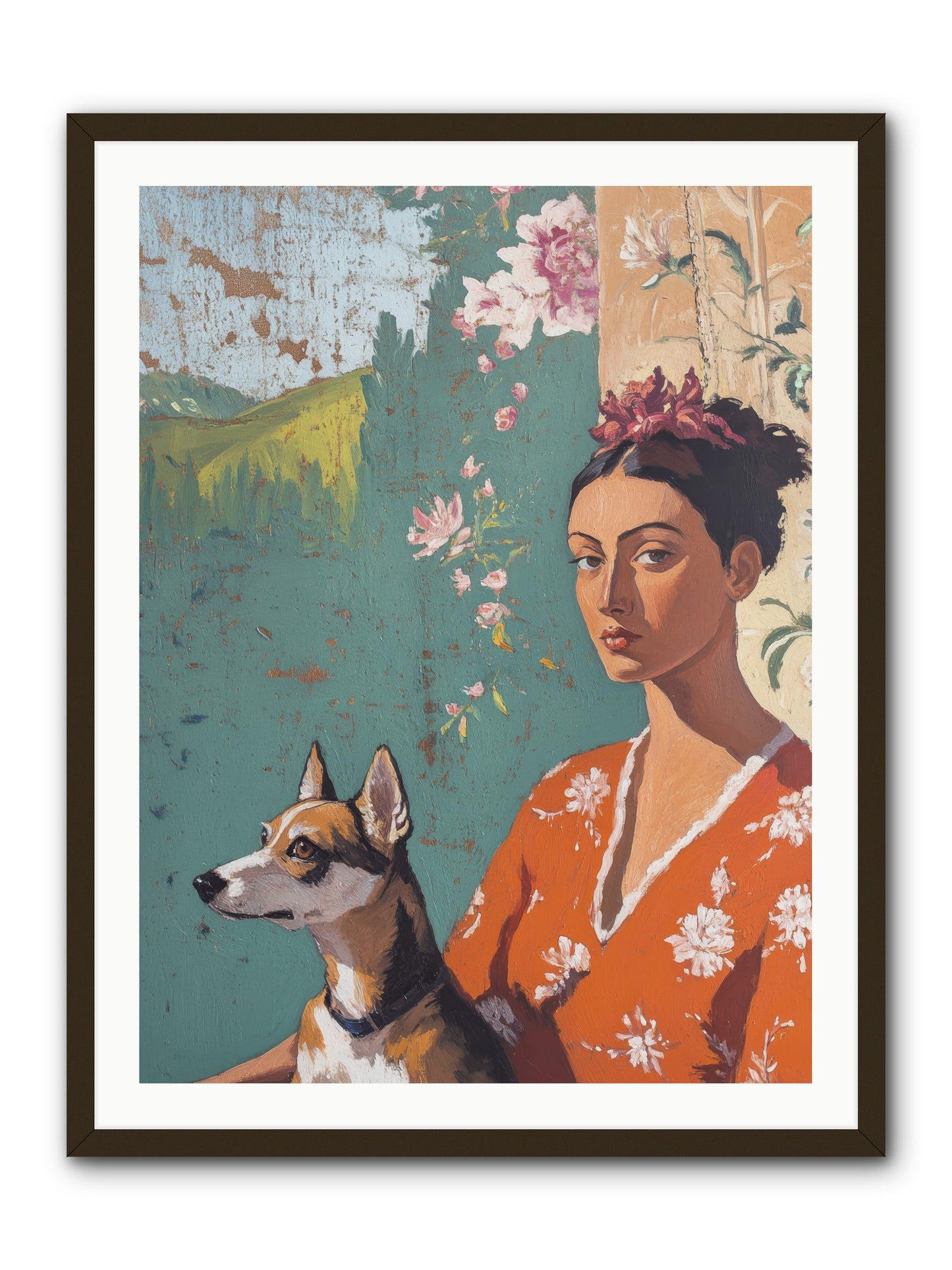 Adored Beyond Words -- Framed Print - Black 30x40