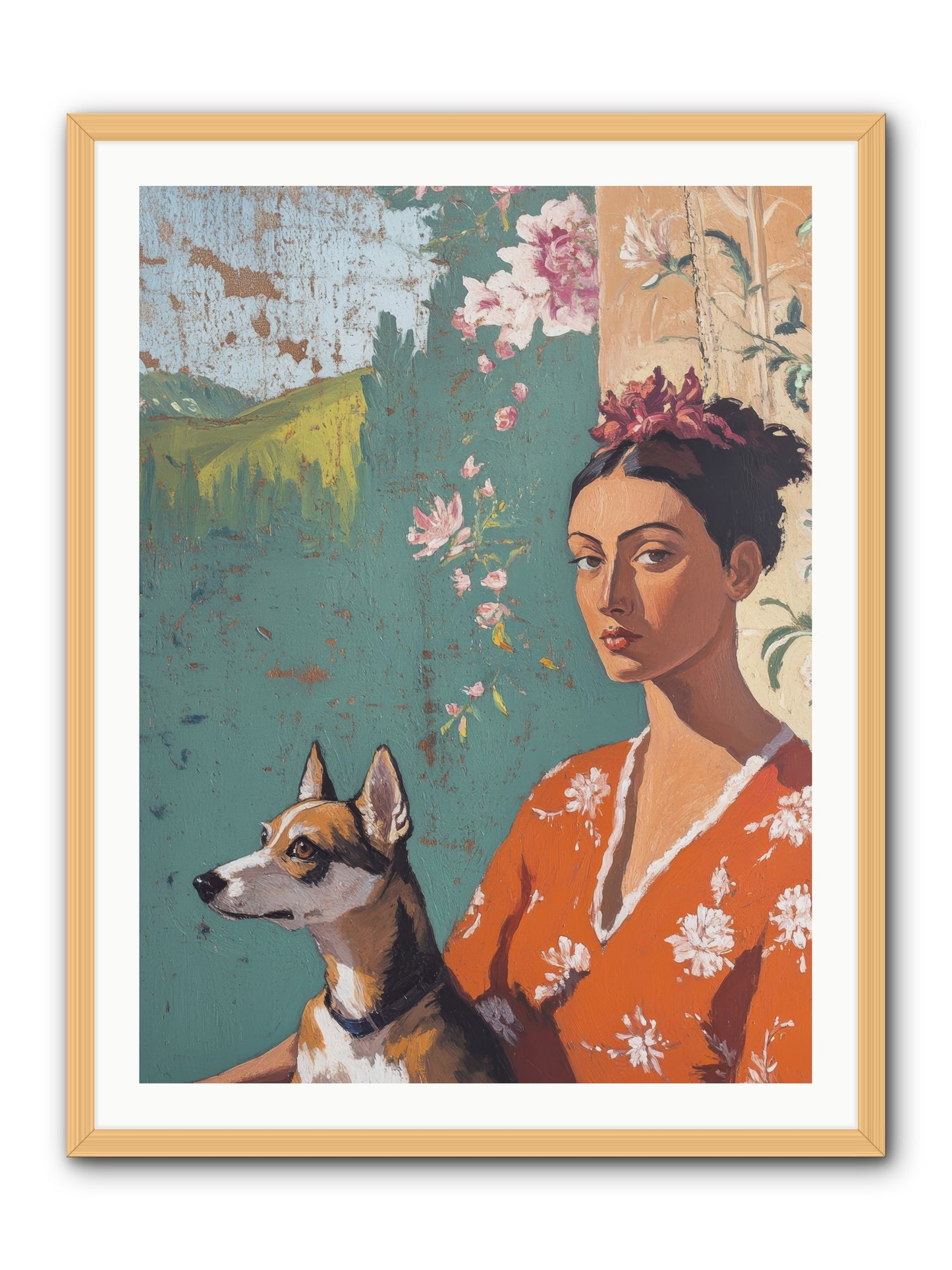 Adored Beyond Words -- Framed Print - Natural 30x40