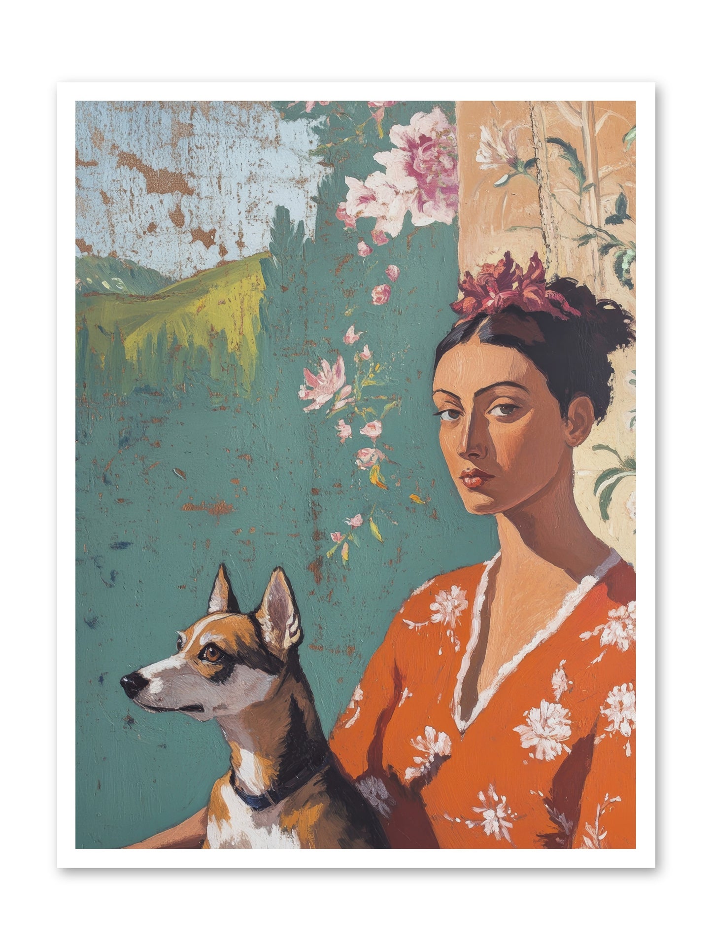 Adored Beyond Words -- Loose Canvas Print 30x40