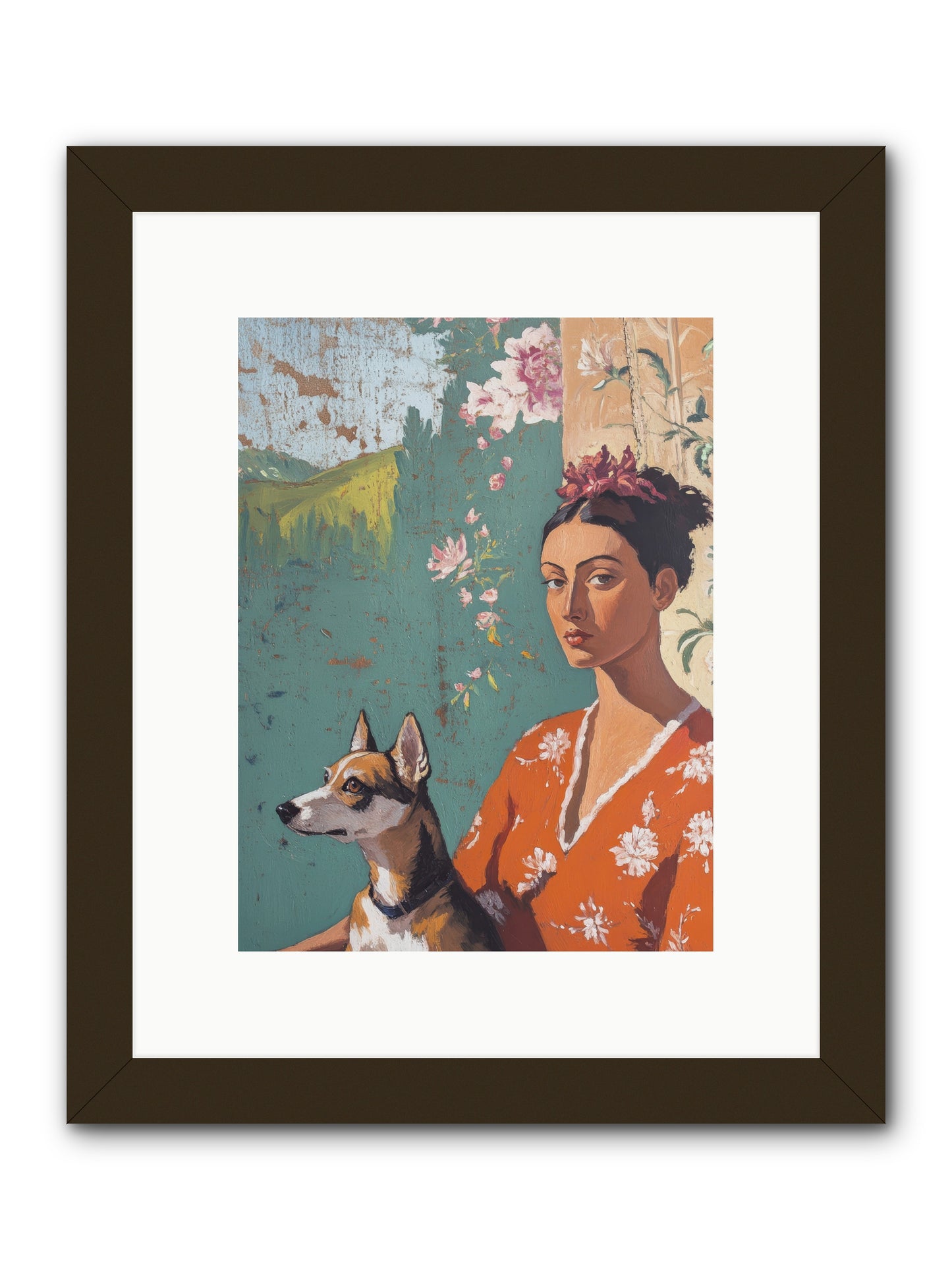 Adored Beyond Words -- Framed Print - Black 9x12